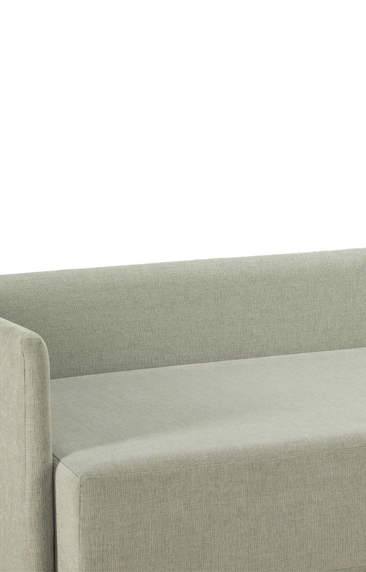 neudot Show Fabric Pull-Out Sofa Cum Bed for Living Room | 3 Seater Sofa Bed for Drawing Room & Bedroom|Diwan| Misty GreyColour