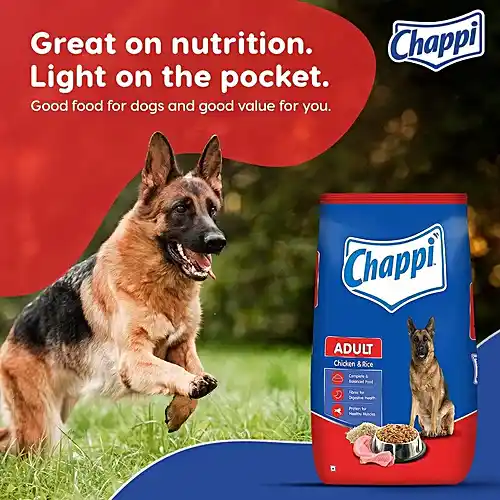 Chappi Dry Dog Food Chicken & Rice For Adult 1+ Years, 20 kg