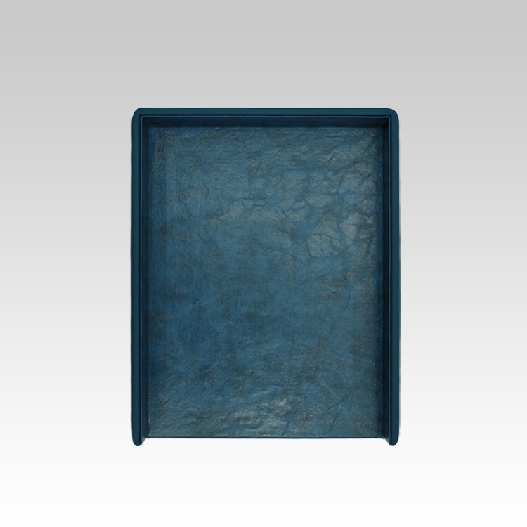 A4 Paper Tray / Letter Tray | Faux Leather | Moderno | Blue