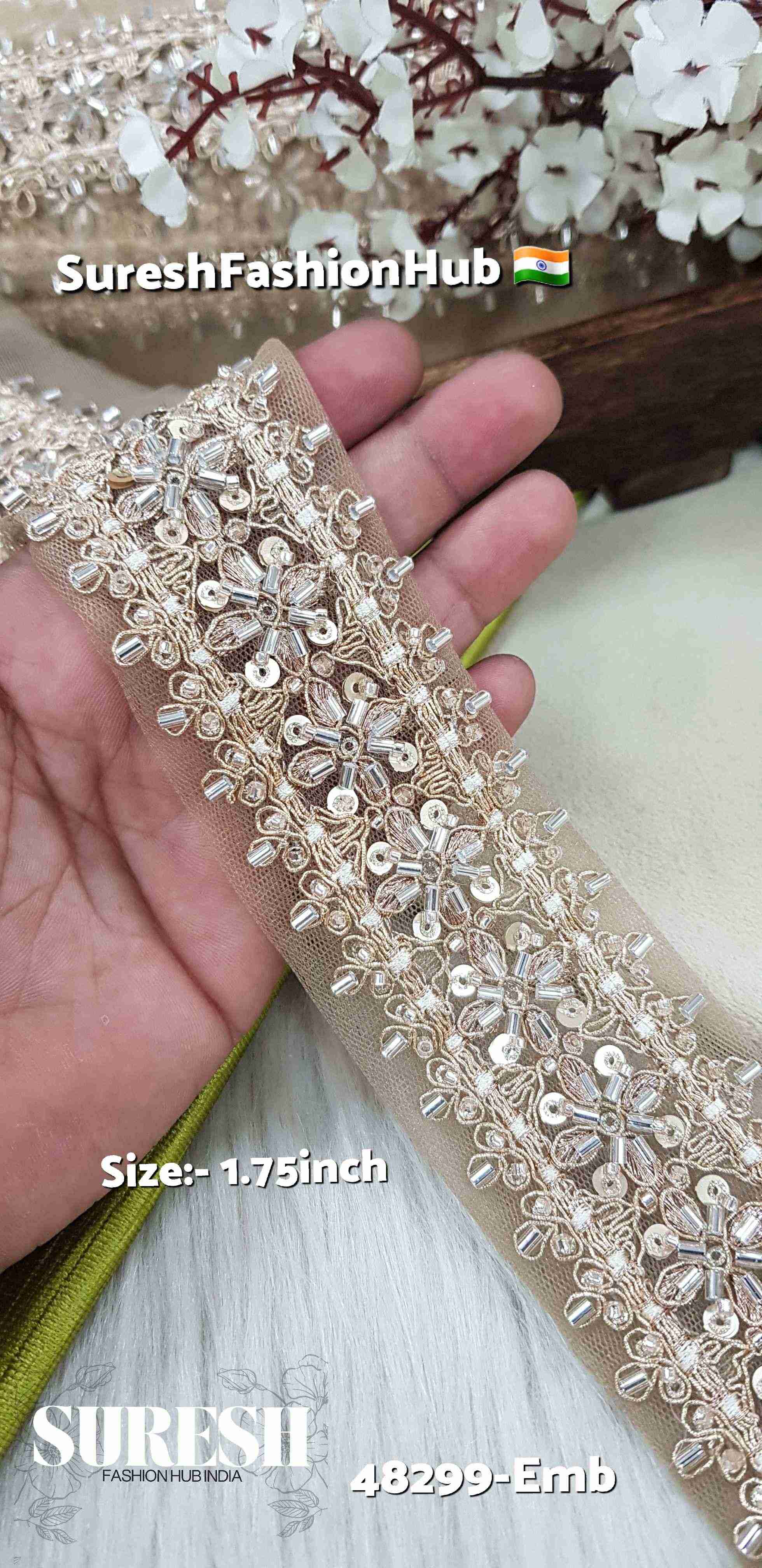 Elegant Embroidery Border Lace