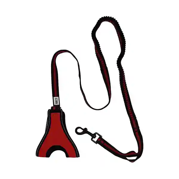 Ezra Handy Elastic Dog Leash Black - 2 x 150 cm