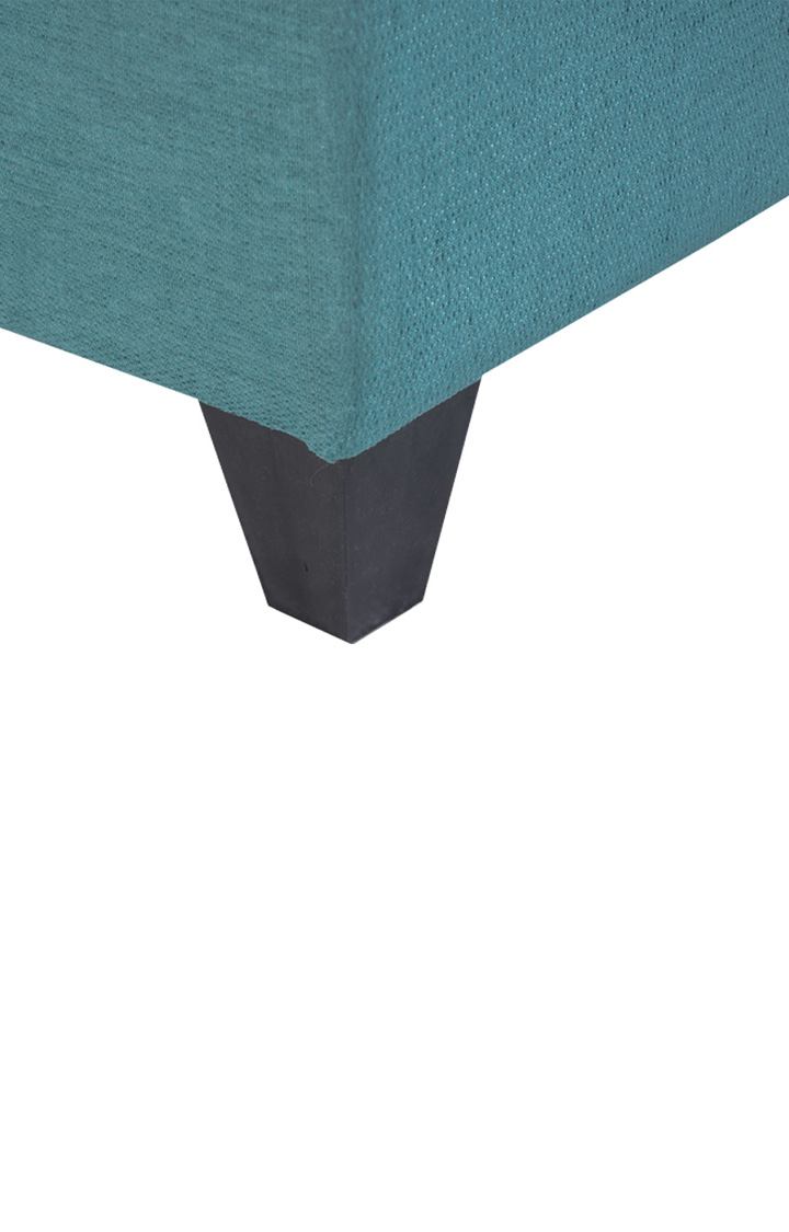 neudot Saya RHS Sectional Sofa for Living Room |4 Person Sofa| Premium Fabric with Cushioned Armrest | 12 Months Warranty| Solid Wood Frame| 4 Seater in Saya Duo Teal Color DIY(Do-It-Yourself)