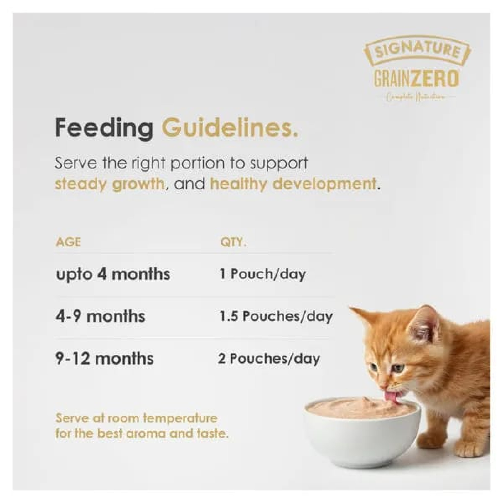 Signature Grain Zero Adult Cat Wet Mousse, 80g