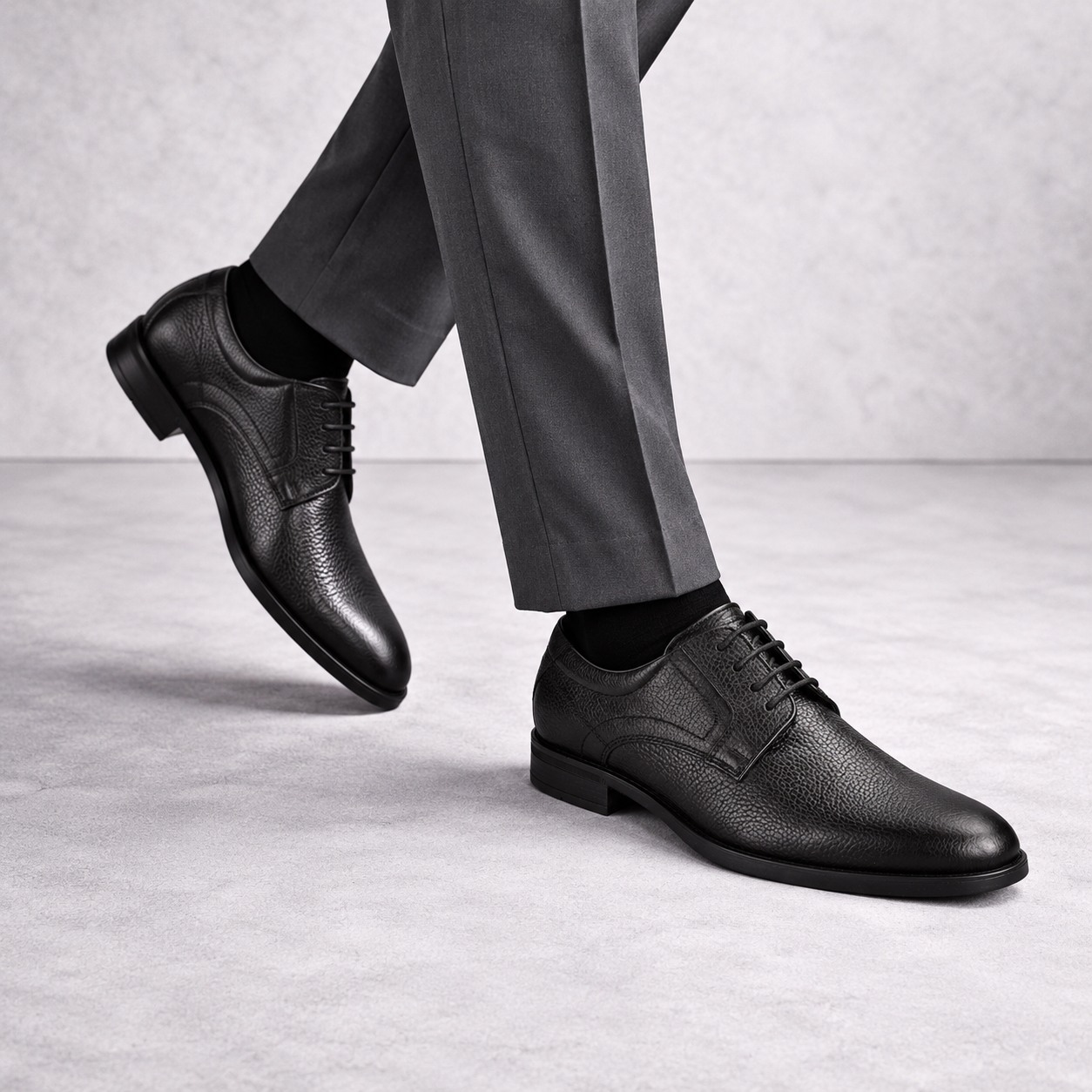 Deborah Florsheim Men Black Formal Derby Shoes | Florsheim Website
