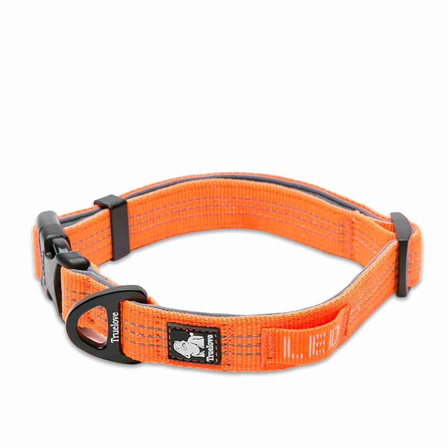 Barkbutler Truelove Padded Collar For Dogs, Orange