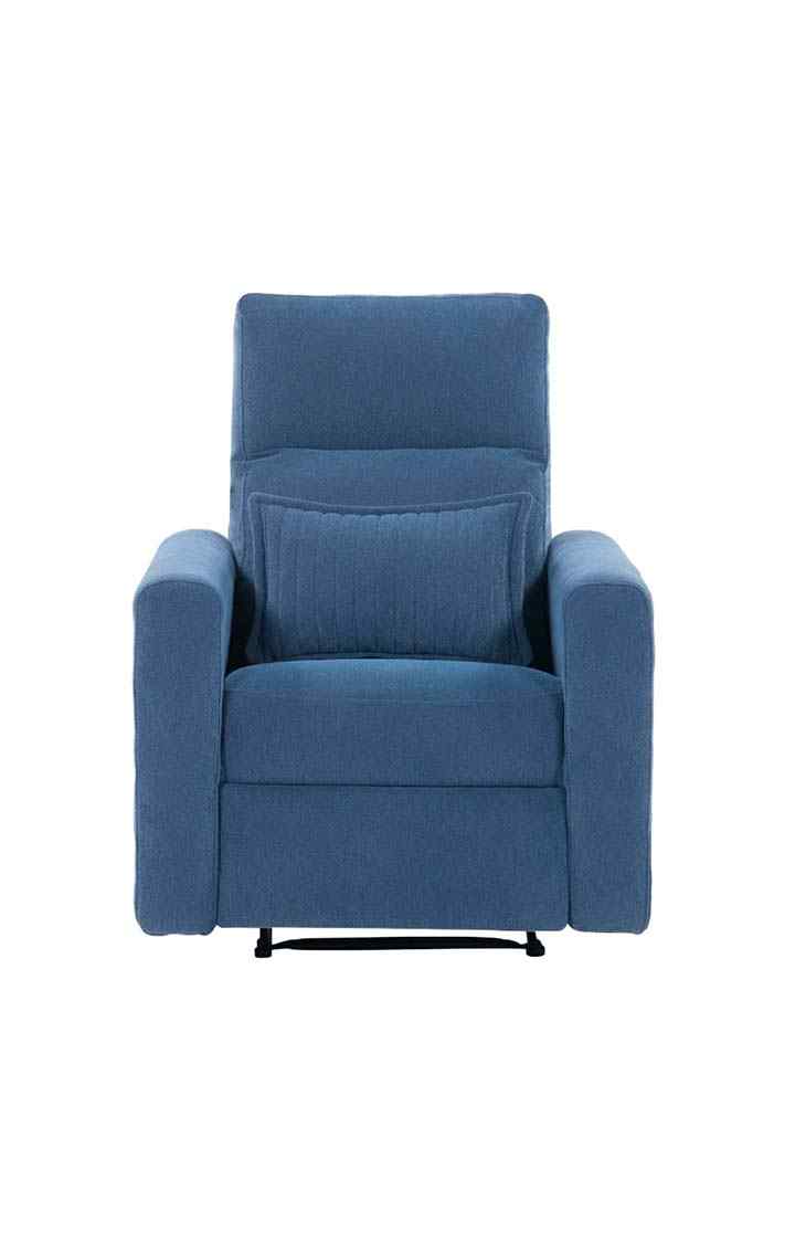 neudot Eazy Boy Single Seater Fabric Recliner - Dusky Blue