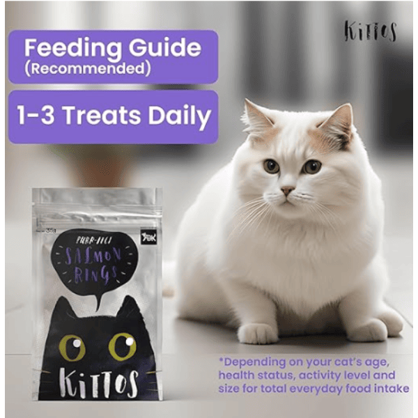 Kittos Salmon Rings Cat Treat - 35g