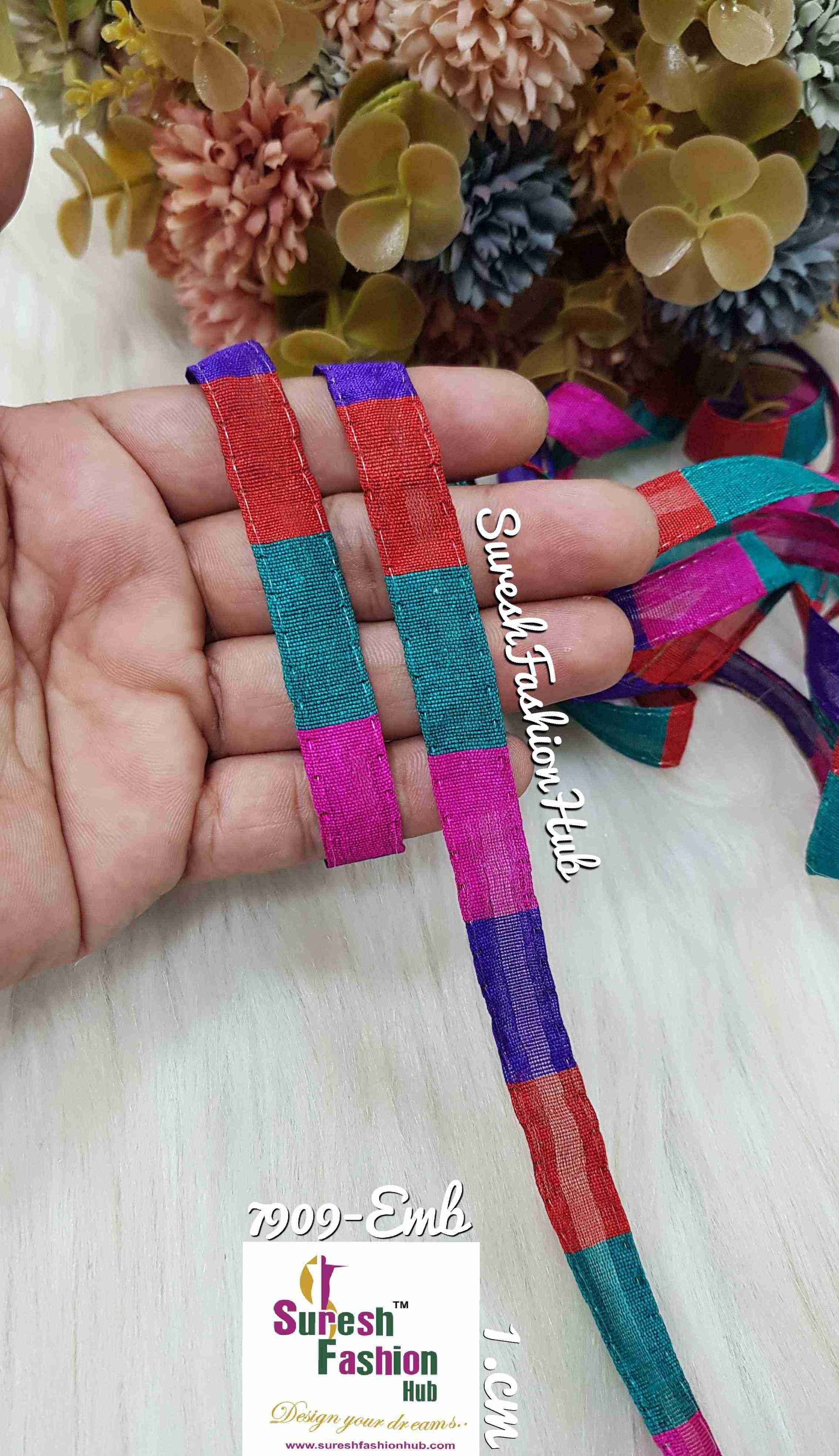 Indian Laces Embellishments Embroidery Saree Border Wholesale Silk Crafting Sewing Decorative Designer Ribbons #Blackborder #Fancylaces #Decorativetrims #Embroideredborder #Sewingtrims #テープ #minne #lndianlaces #Sareeborder #アニー都城 #pasamanerías #pasamaneriasbordadas #Embellishments #可愛いマスク #Embroiderytrimmings #アクセサリー