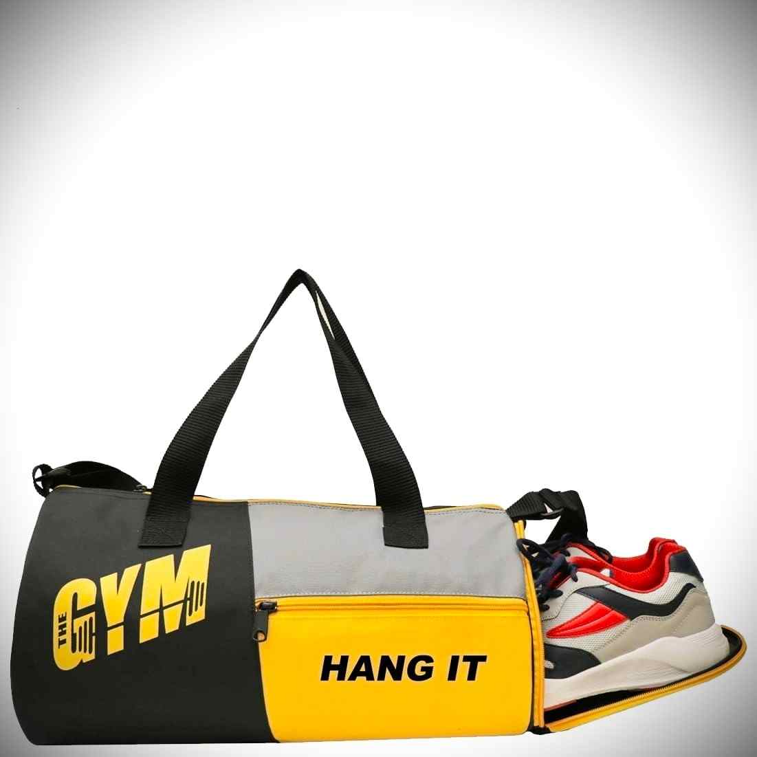 Body Smith Yellow Gym Duffle Bag