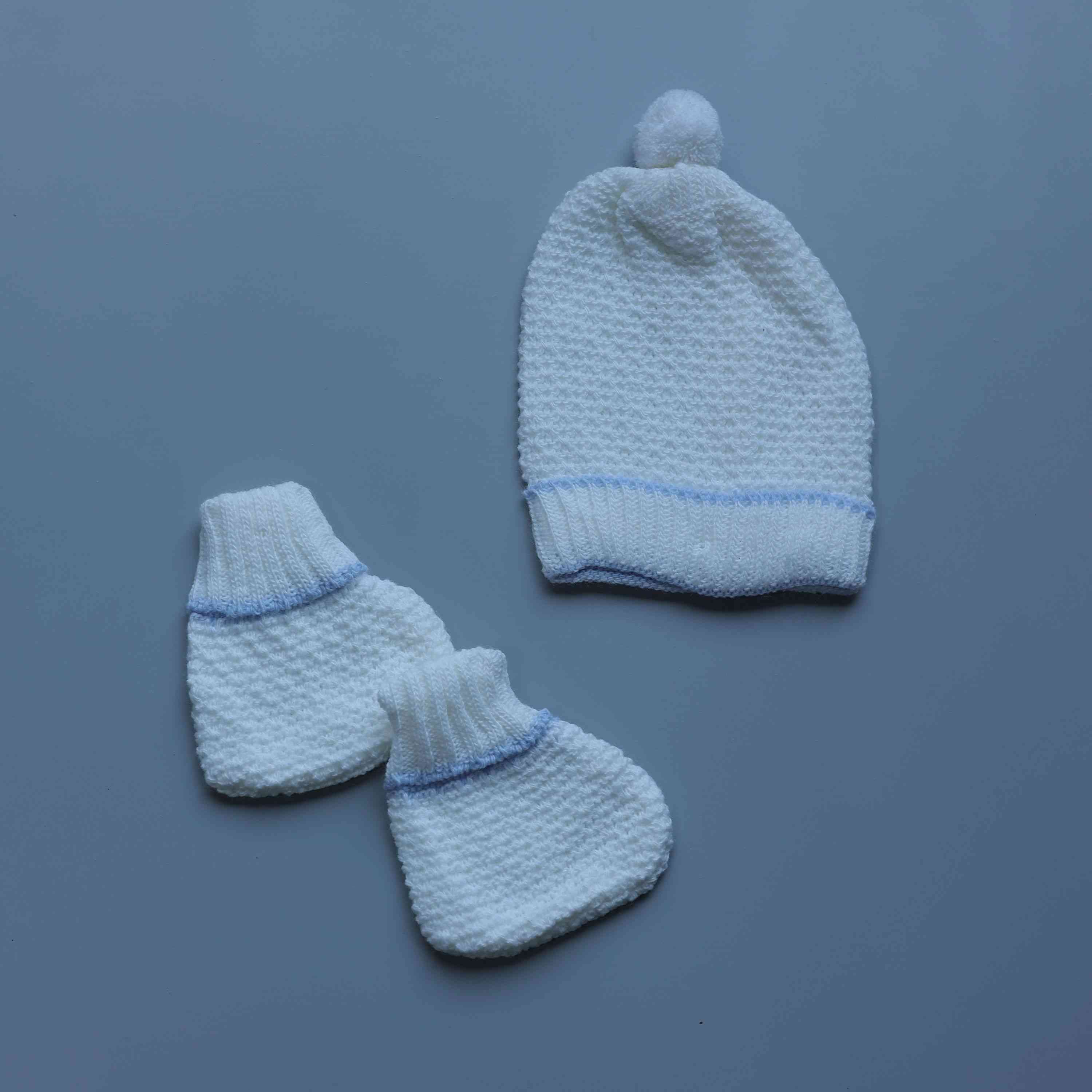 Blue Bow Bliss Baby Winter Set