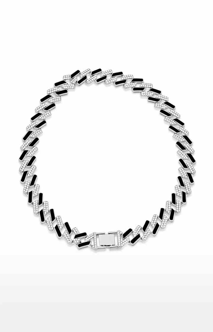 WRAPGAME INDIA | Unisex Iced Black Cuban Link Chain