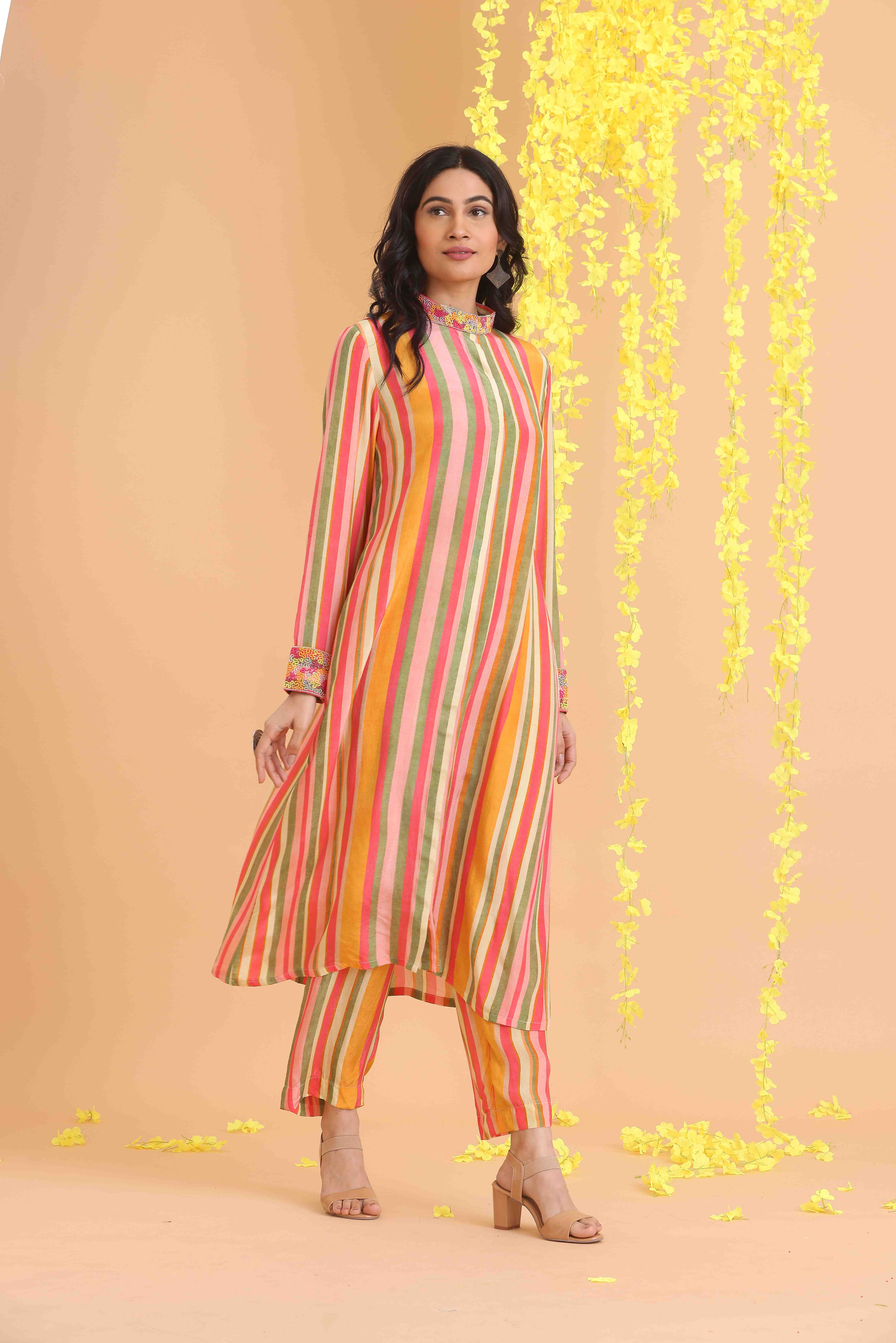 Straight Cut Printed Kurta Set