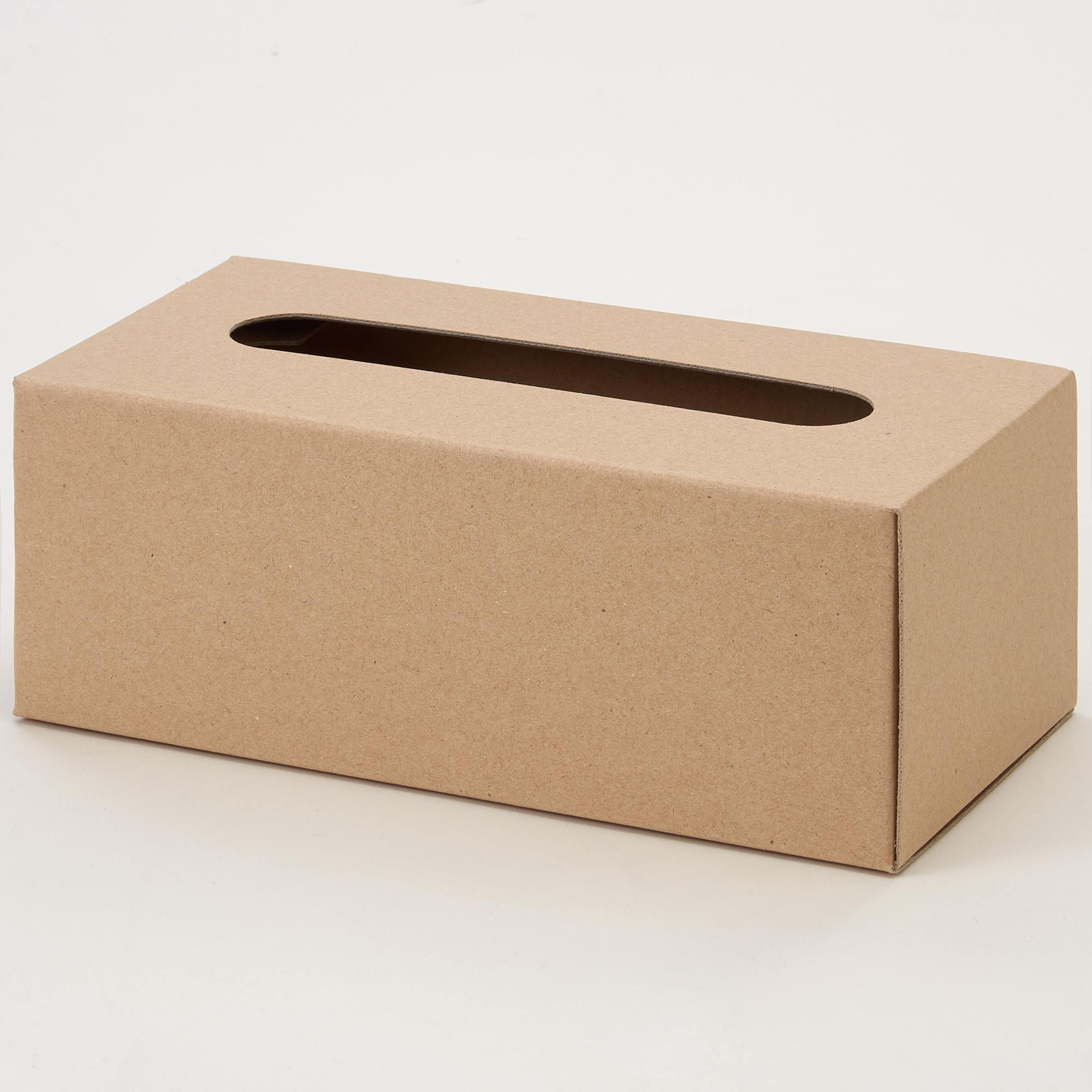 KRAFT TISSUE BOX