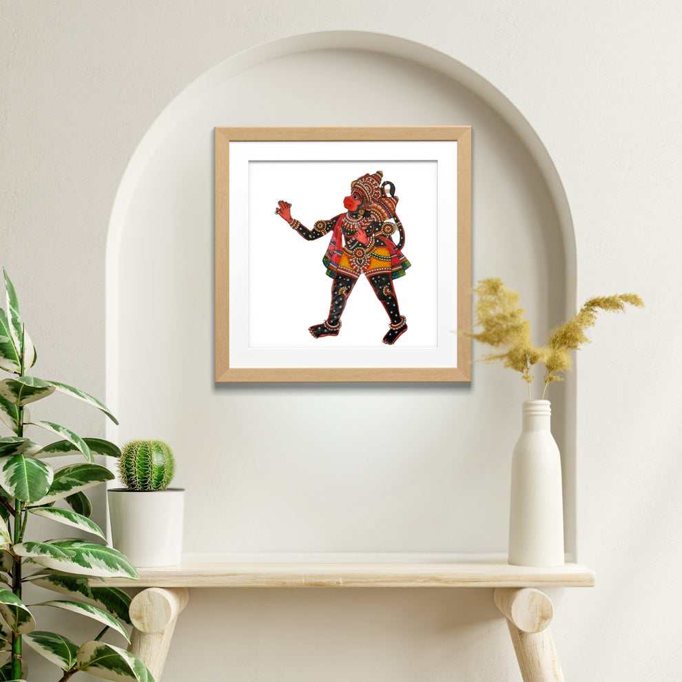 Hanuman Tholu Bommalata Leather Puppet