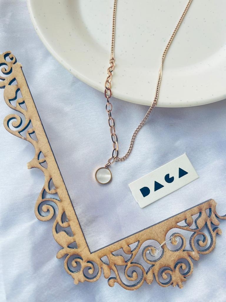 DAGA | MOP circular linked necklace undefined