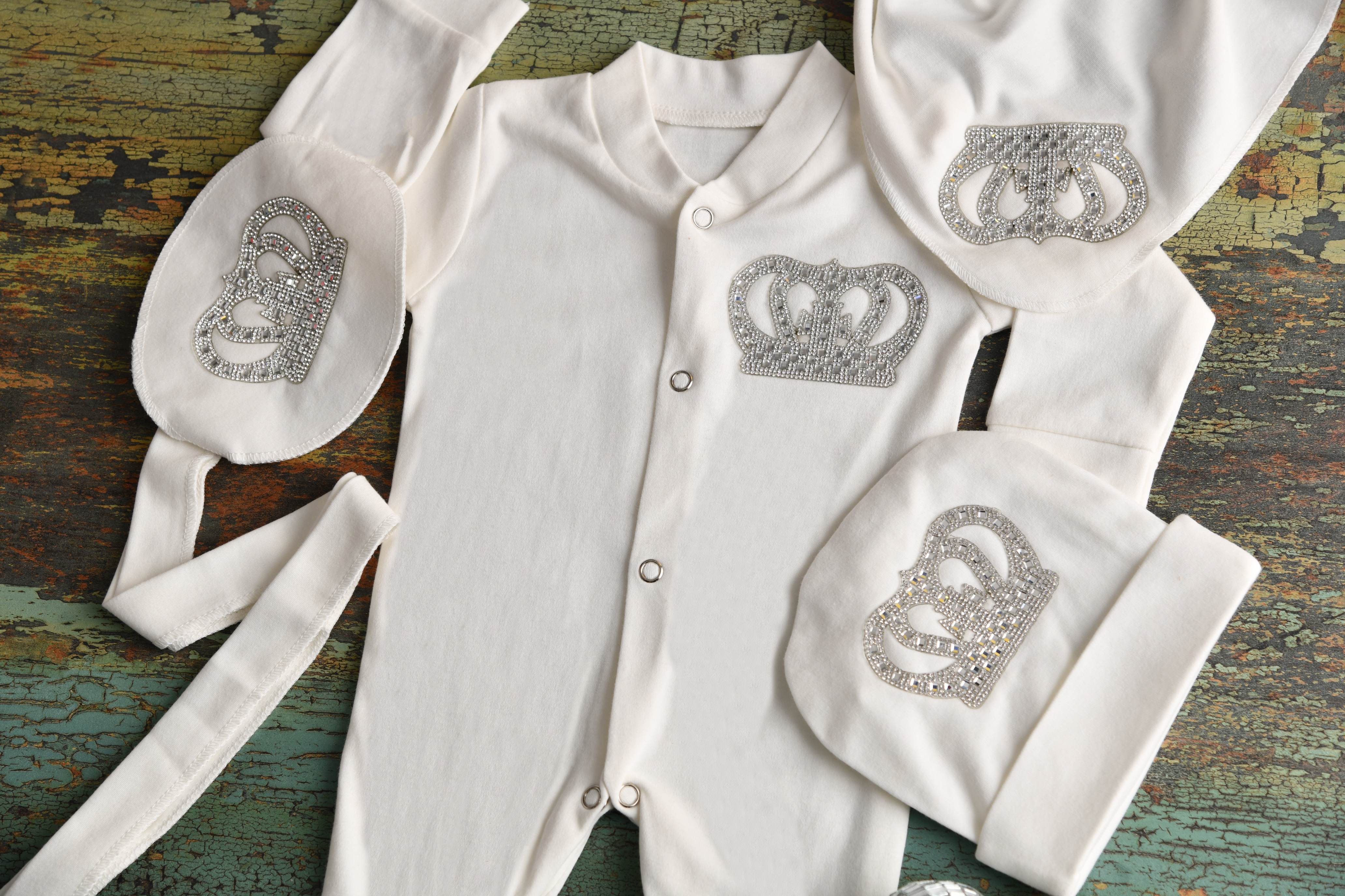 Snowy Chap Romper Set