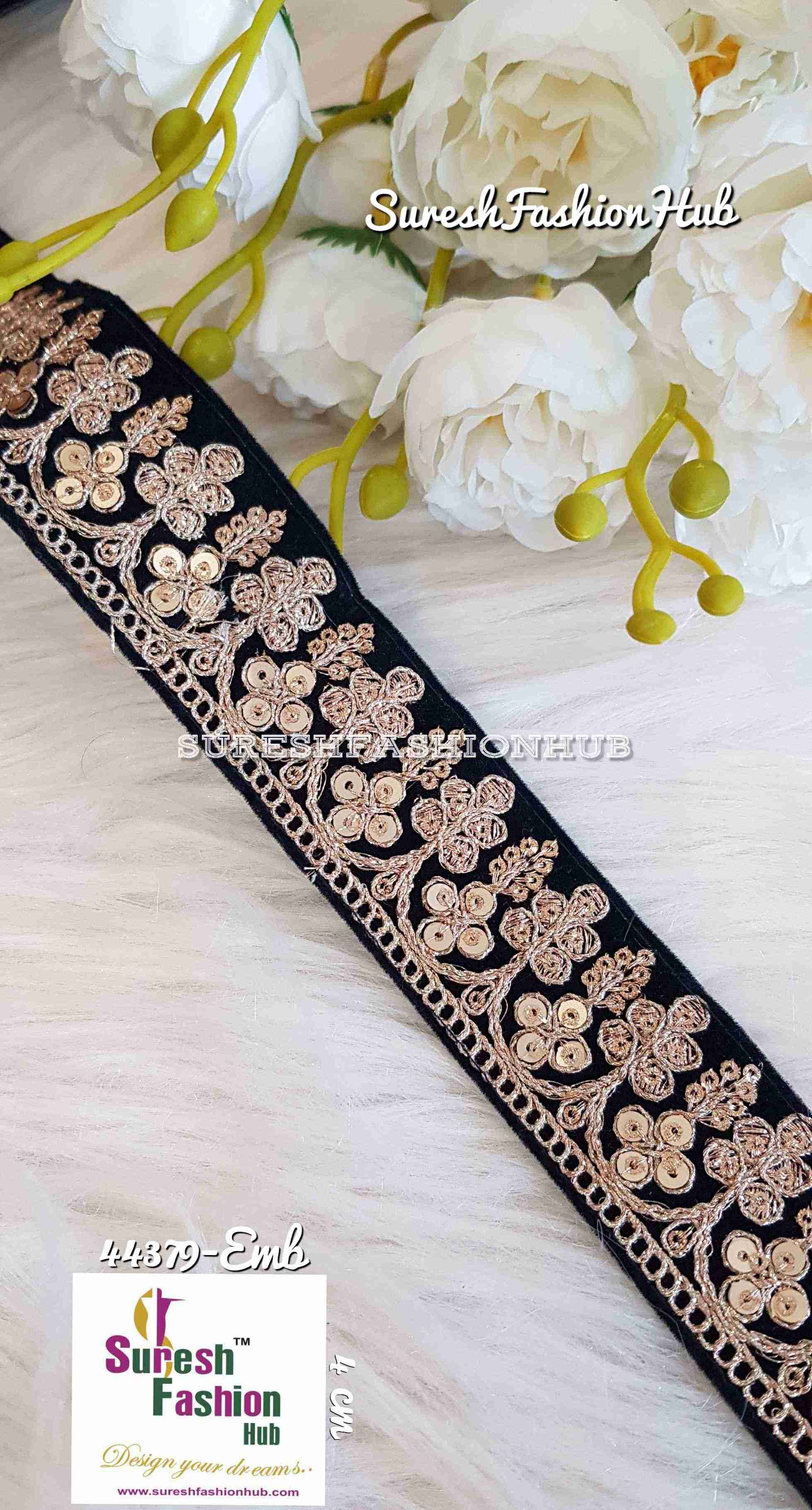 Velvet Dreams Navy Blue Trim
