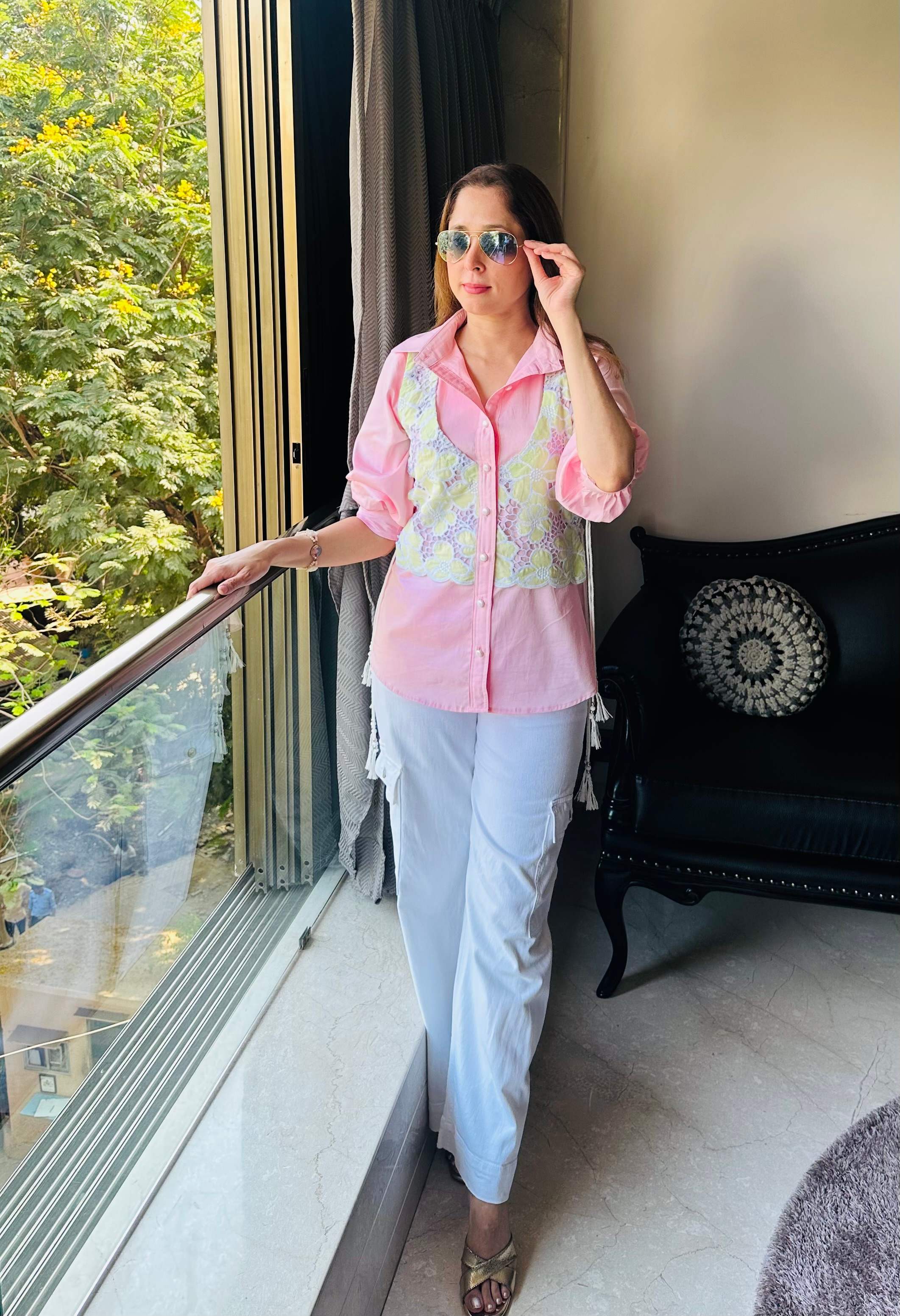 Pink Waistcoat shirt