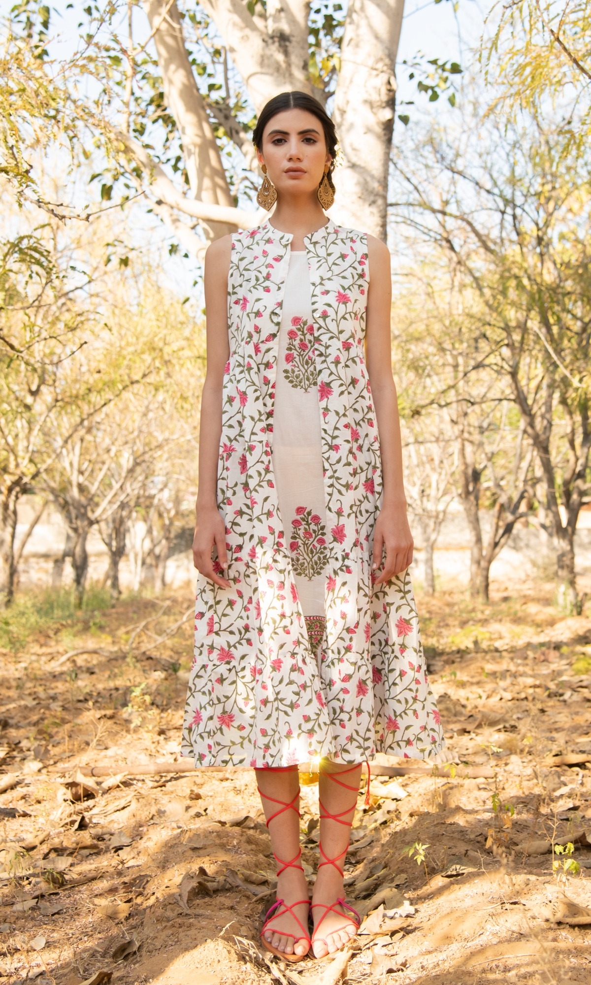 Garden Cape Dress
