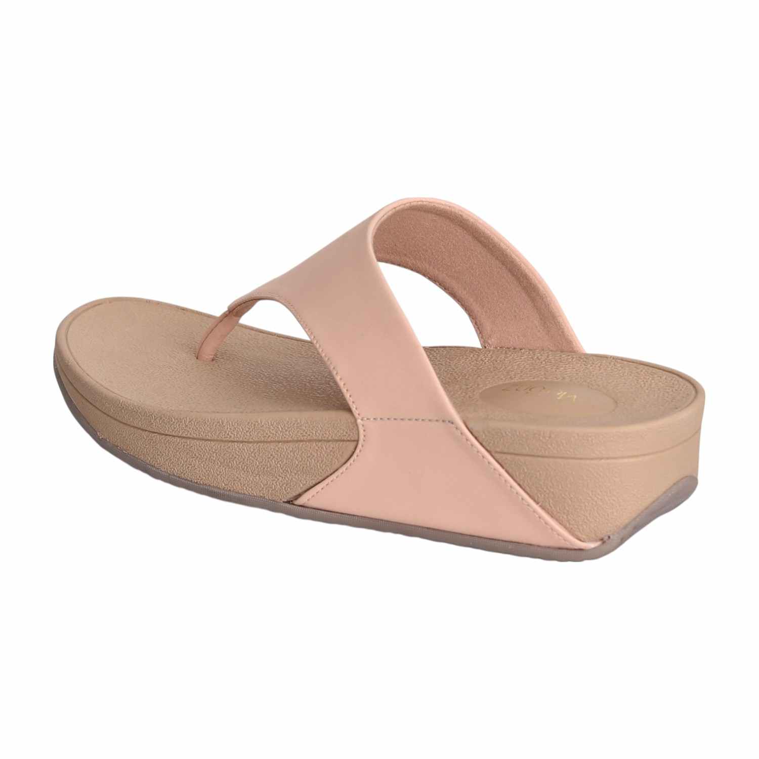 Women Peach Comfort Thong Slip-ons