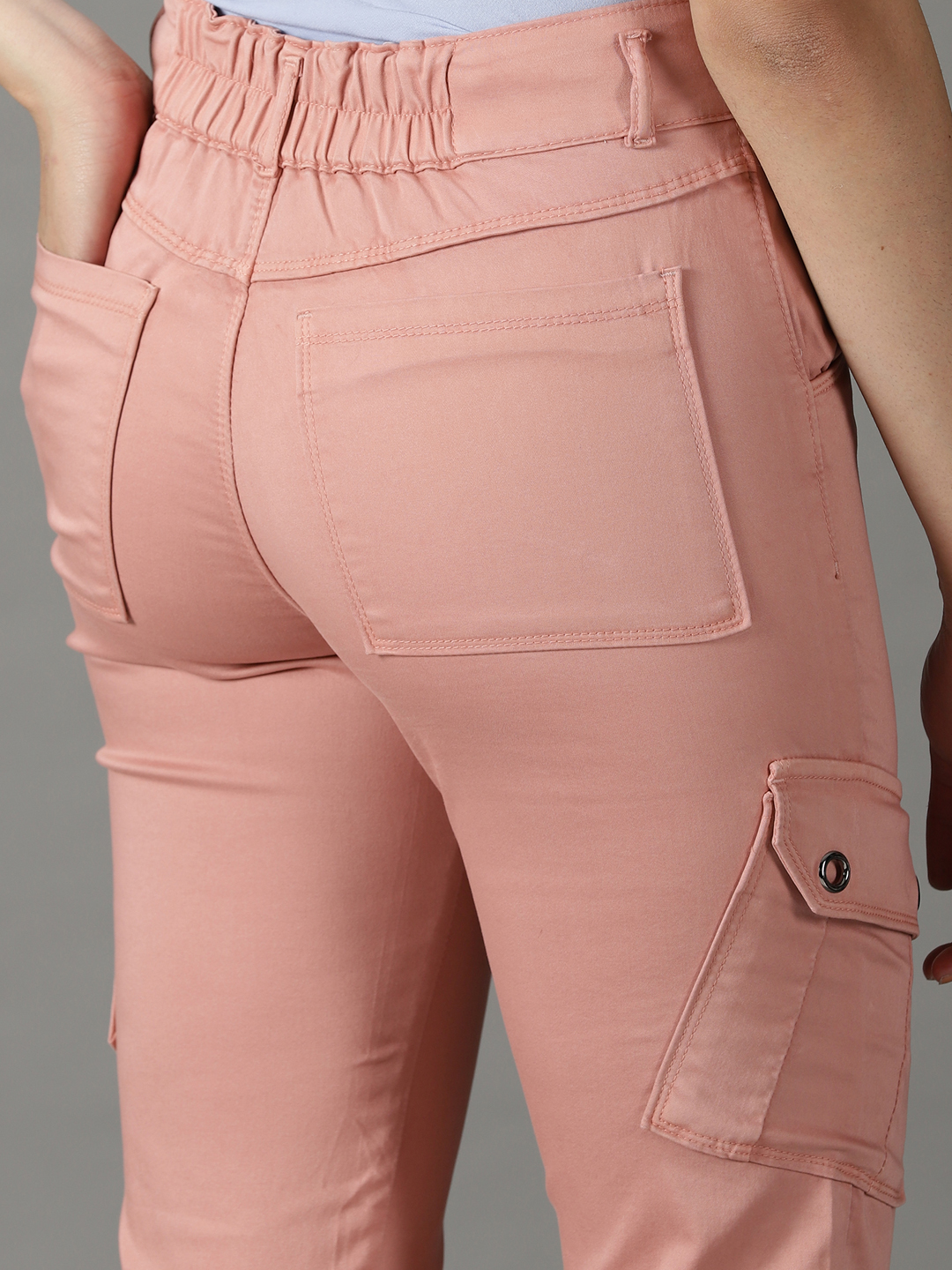 SHOWOFF Women Pink Solid  Jogger Jeans