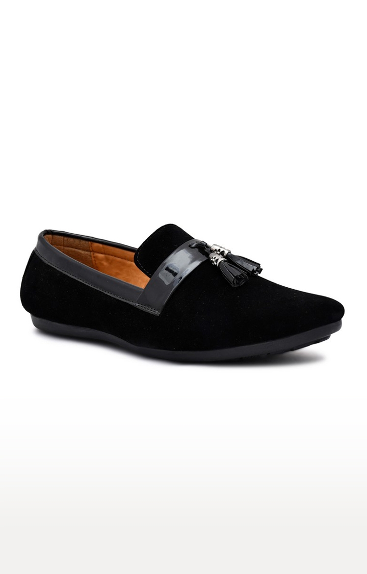 Men's Black Tassel Loafers
