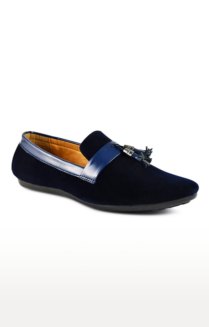Men's Blue Tassel Loafers