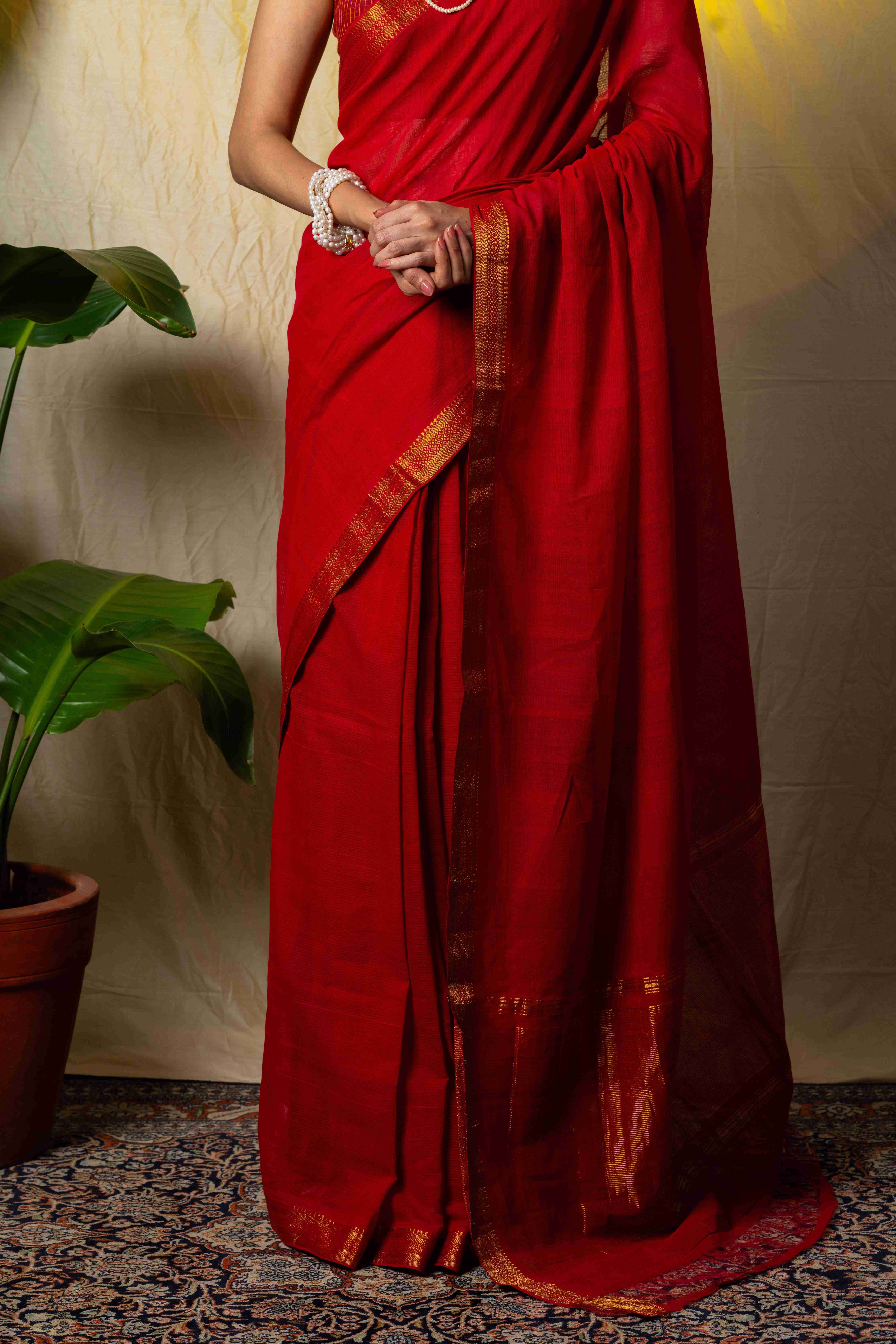 Maheshwari Silk  Saree