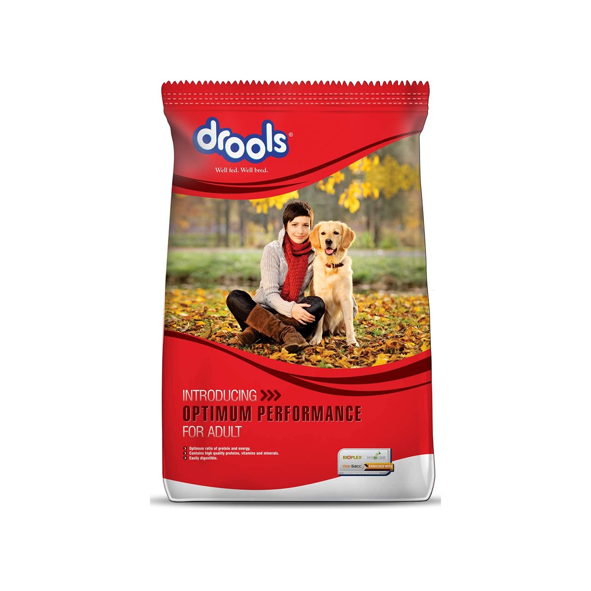Drools Adult Optimum Performance Dry Dog Food - 20 Kg