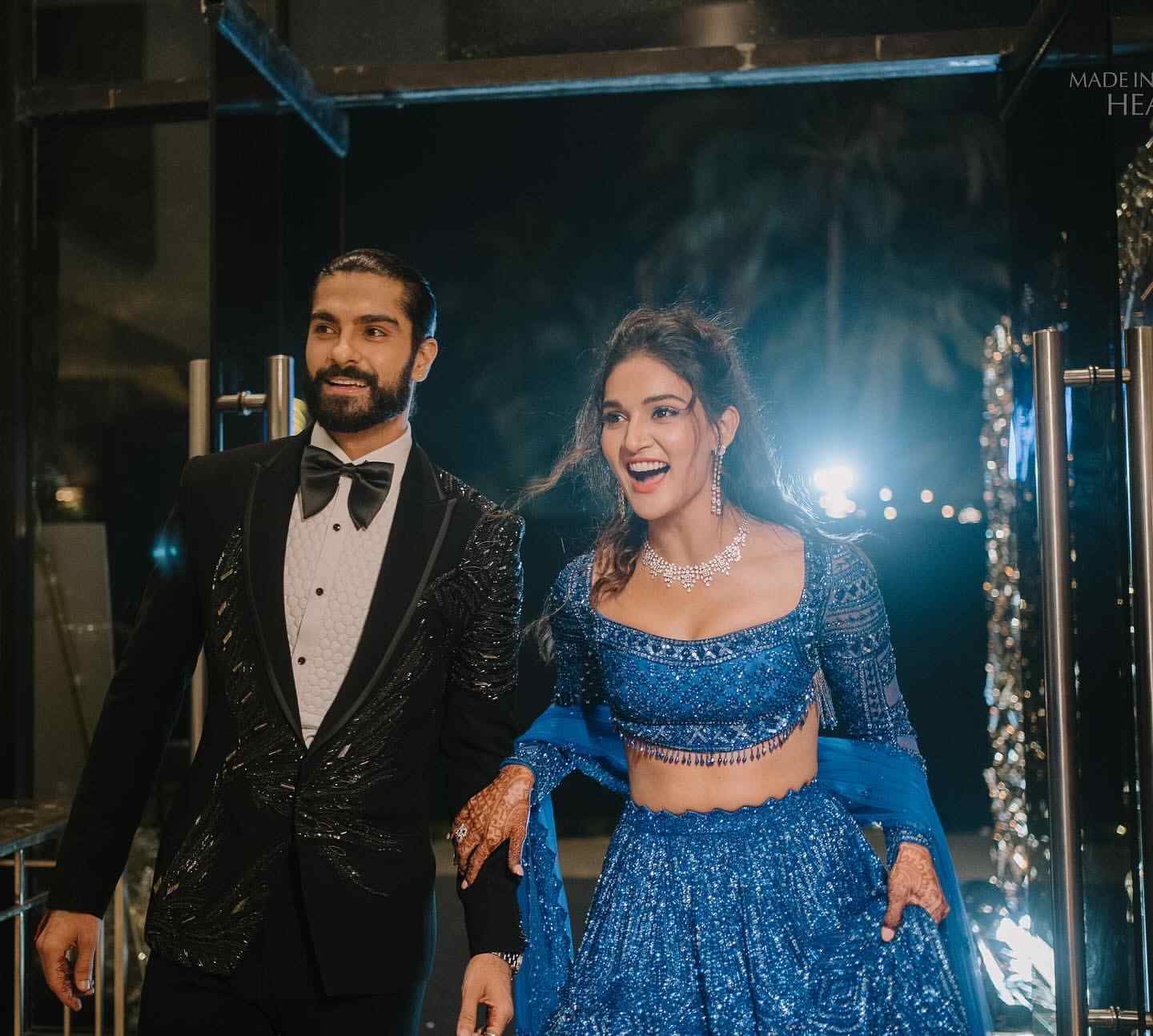 Electric Blue Lehenga