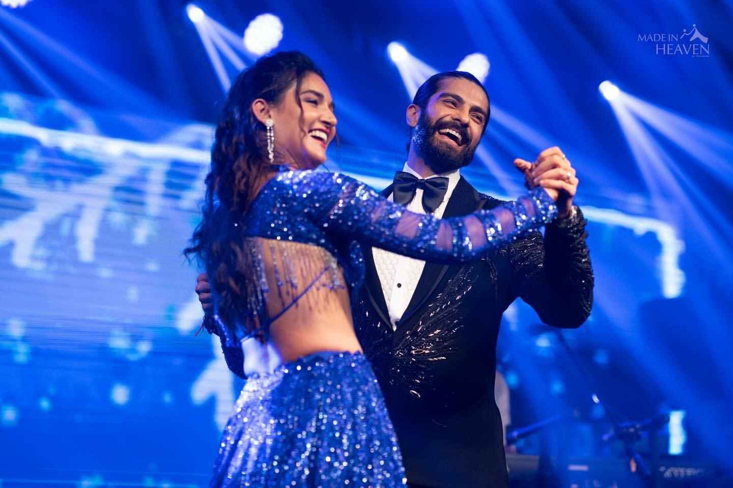 Electric Blue Lehenga