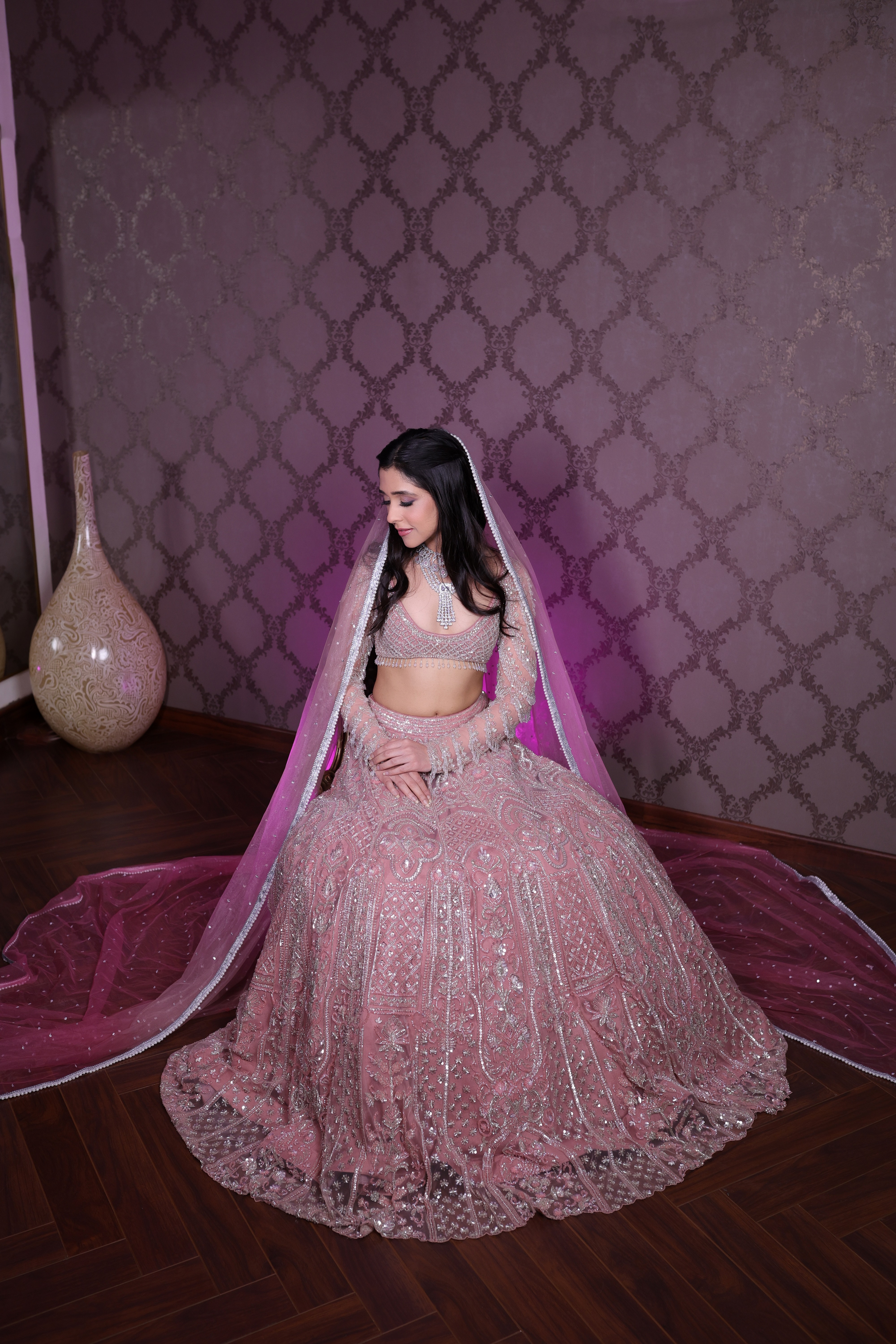 Dusky Pink Lehenga