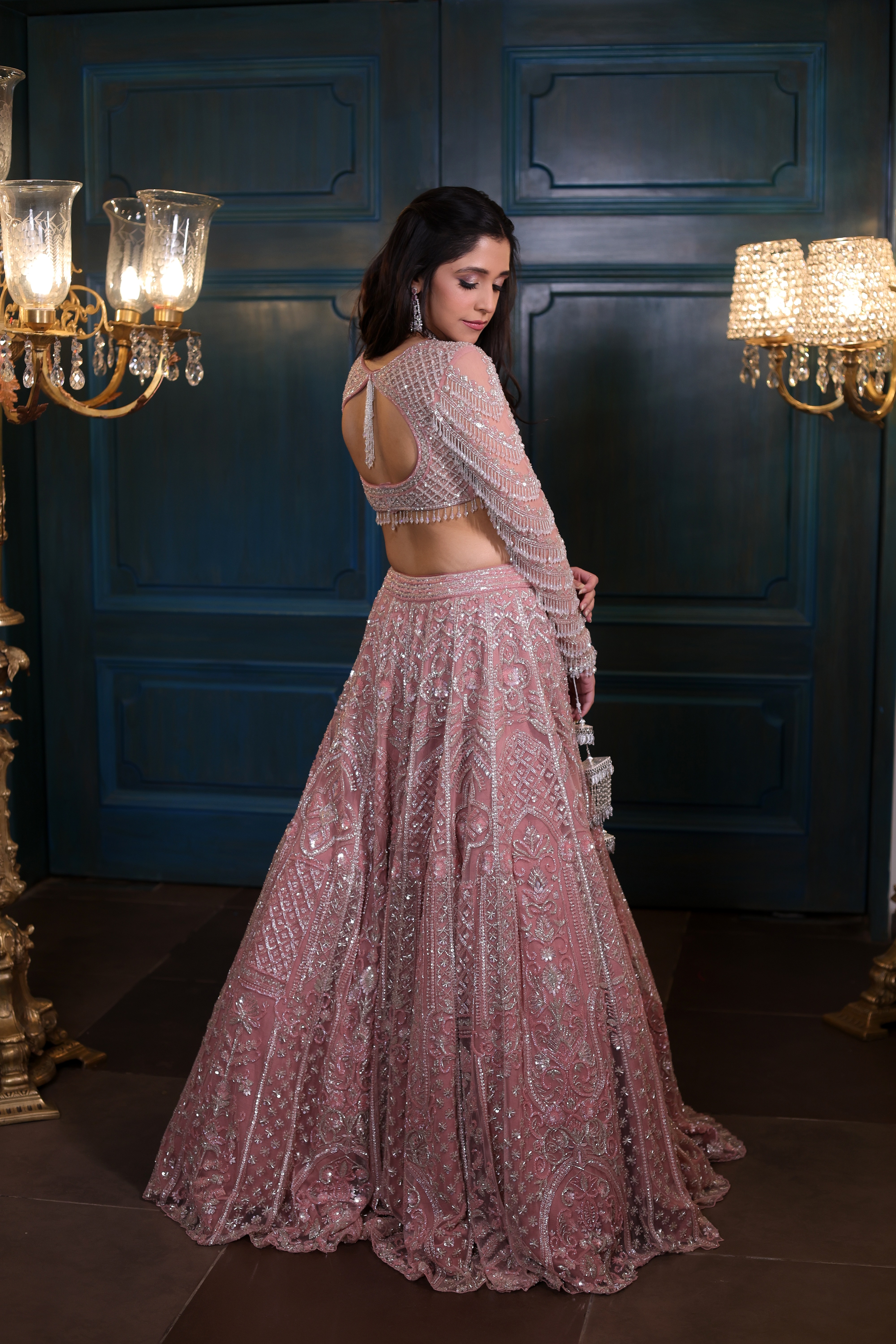 Dusky Pink Lehenga