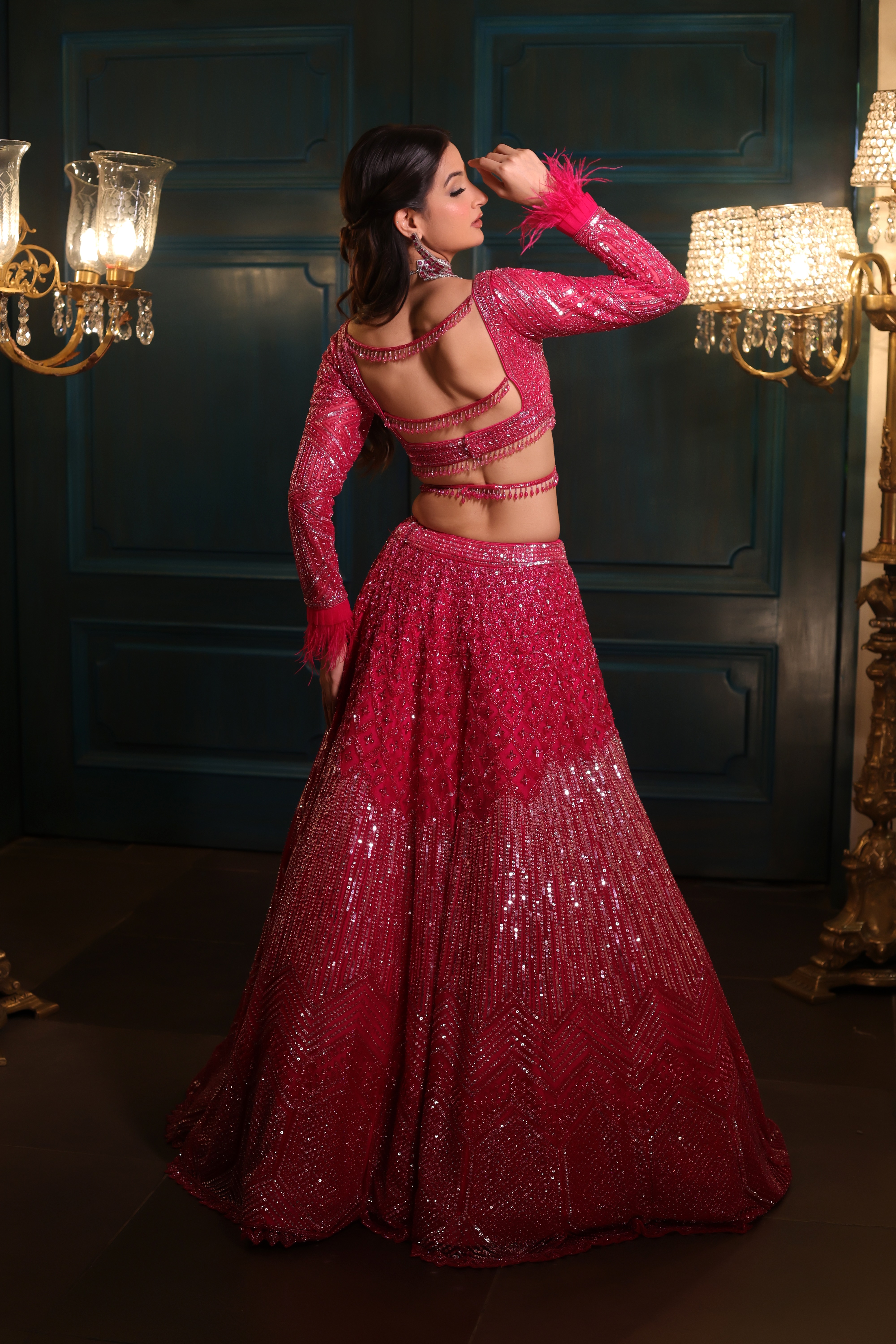 Hot Pink Lehenga