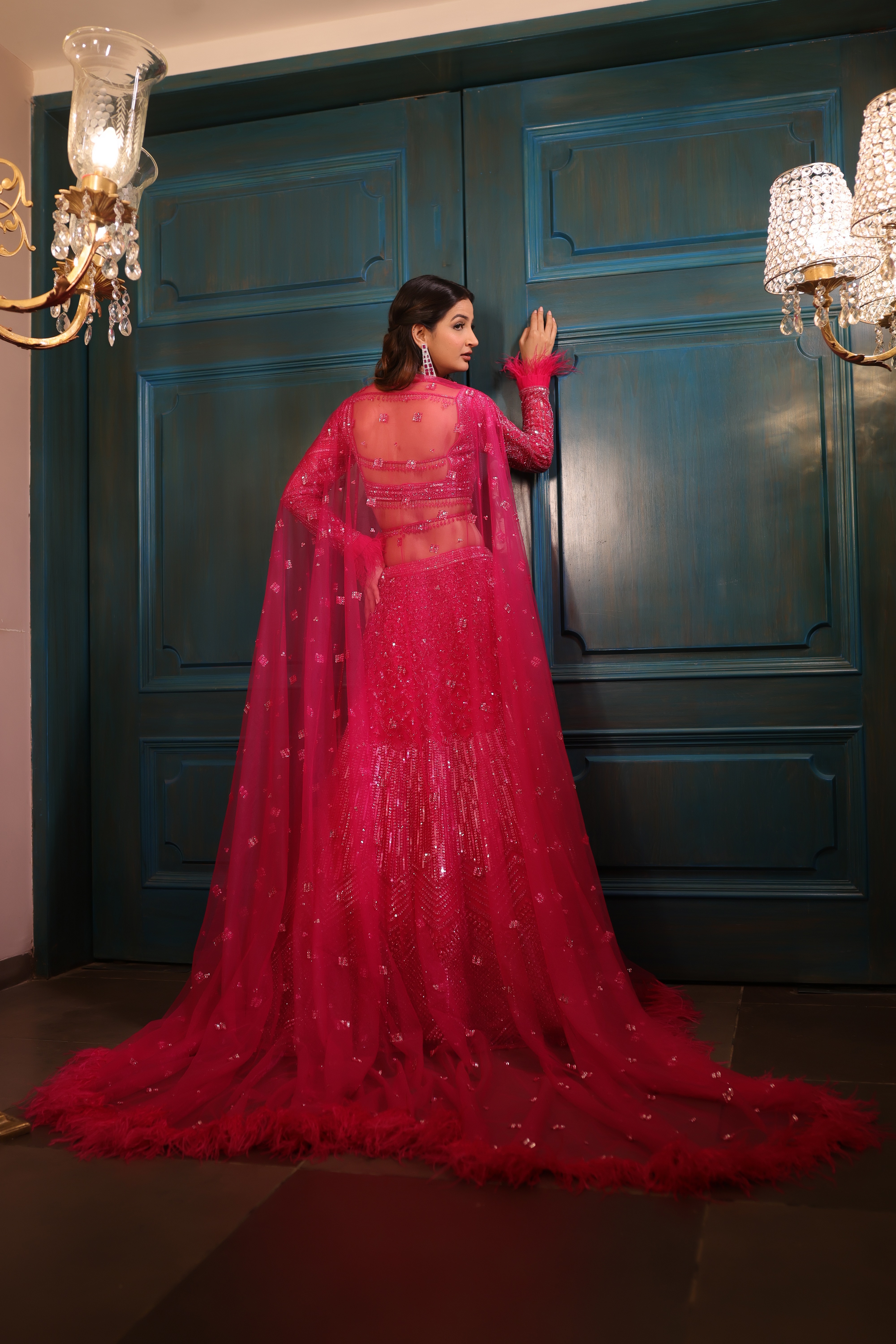Hot Pink Lehenga