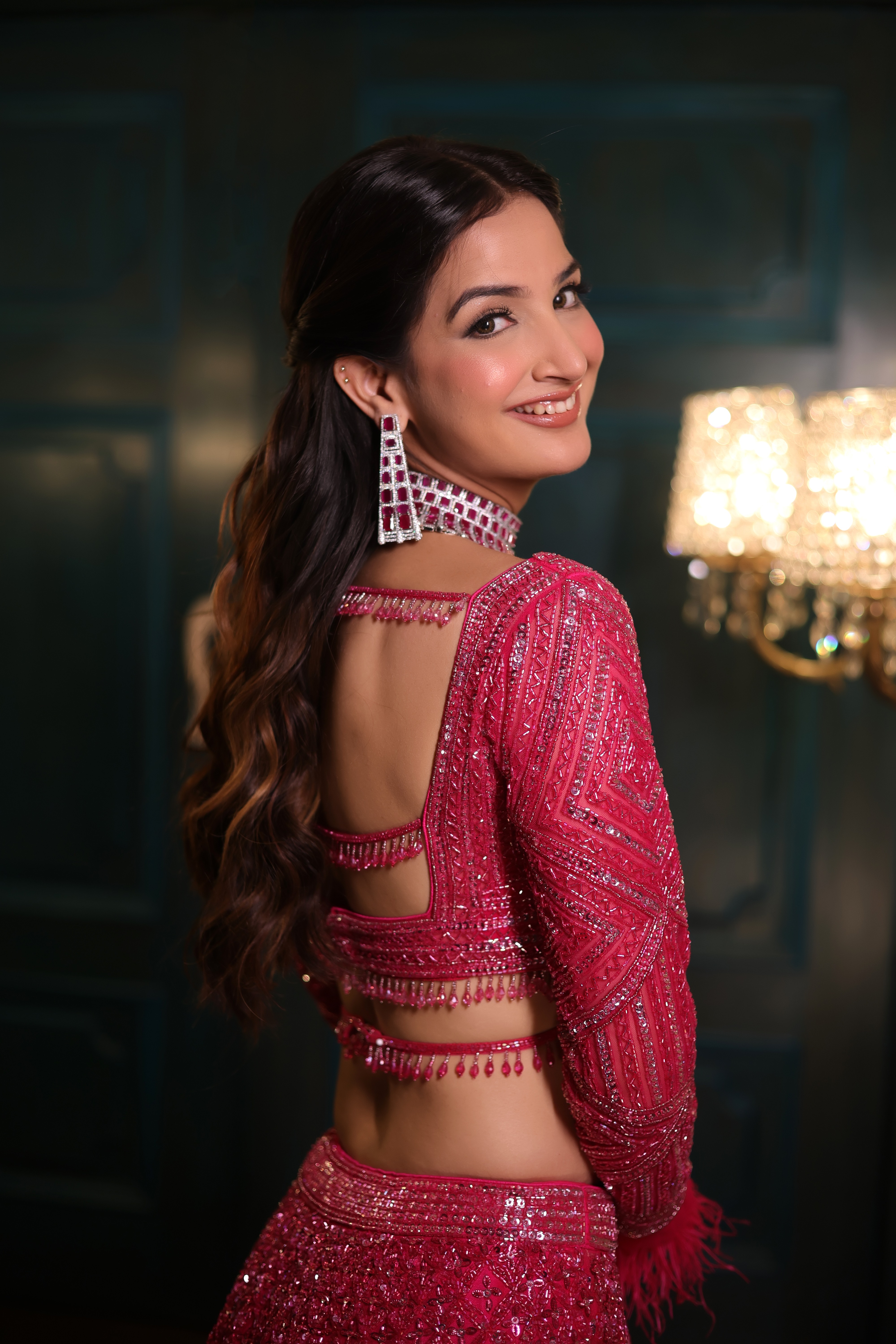 Hot Pink Lehenga