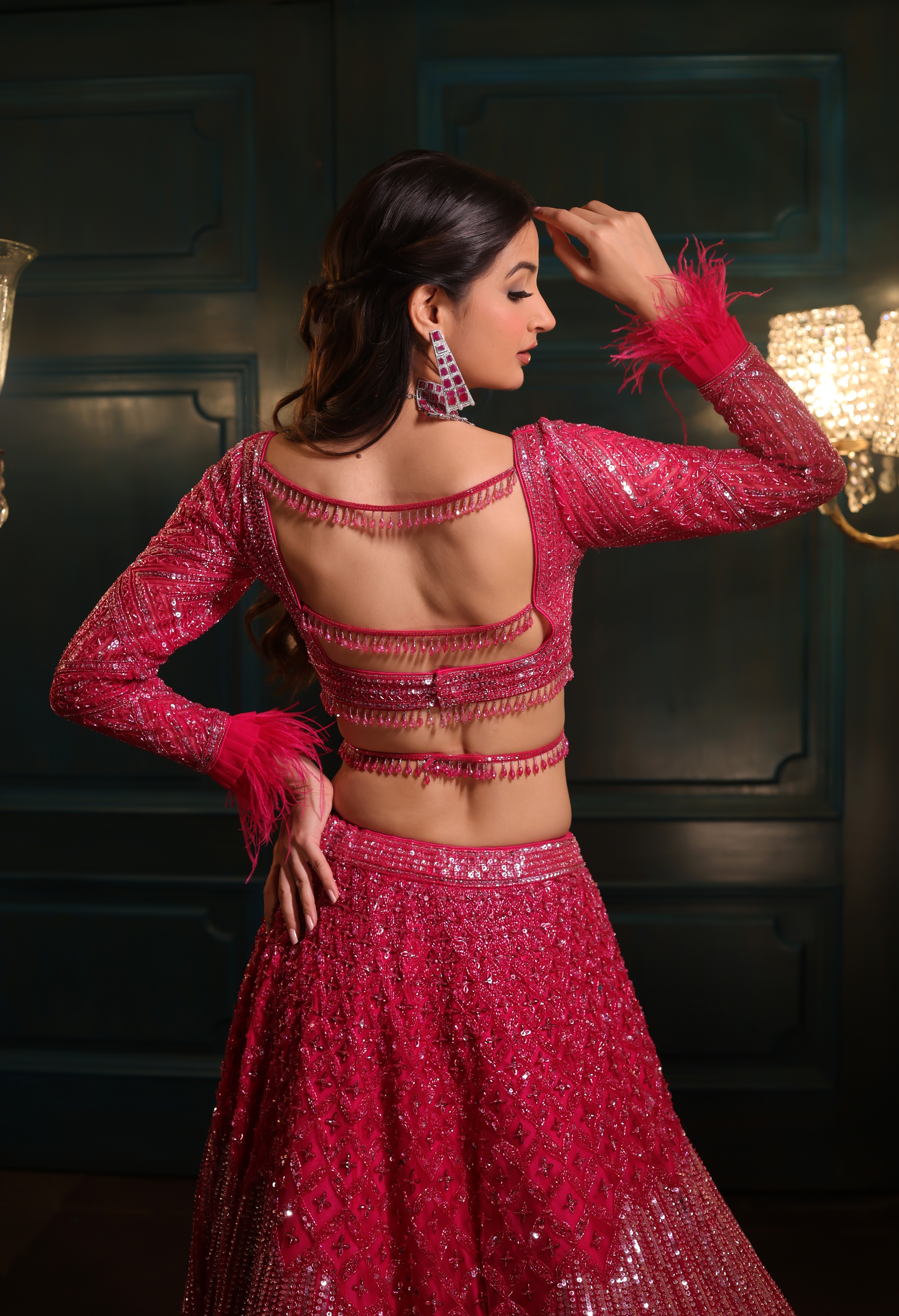 Hot Pink Lehenga