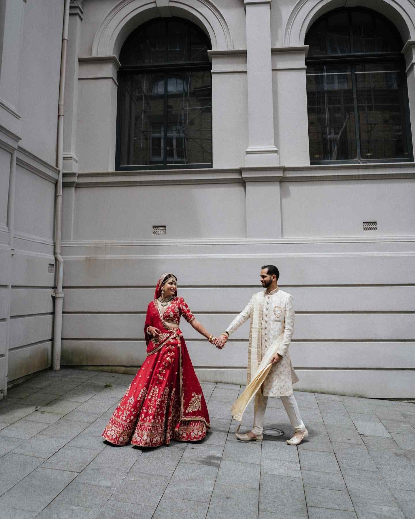 Red Bridal Lehenga