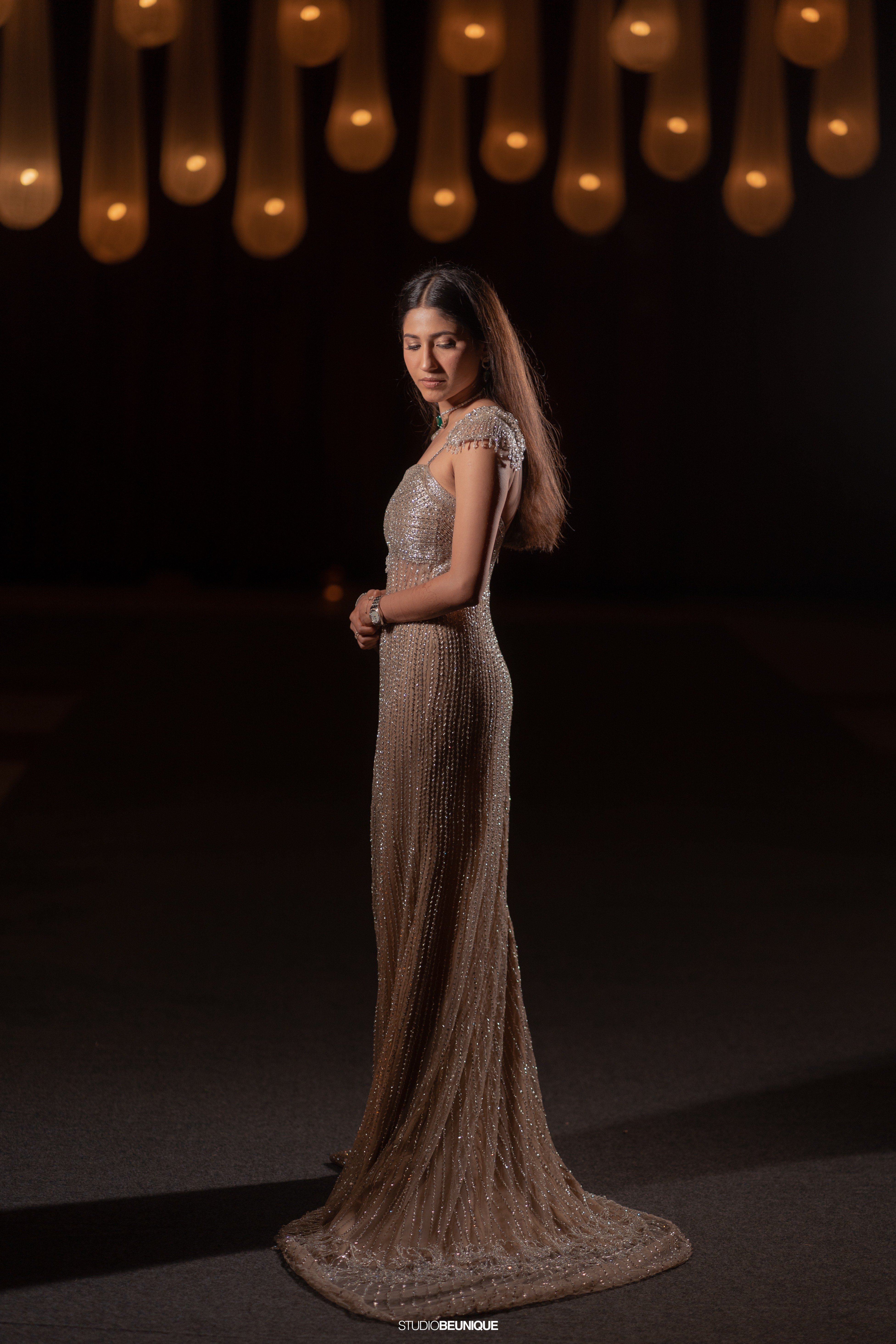 Nude Fishcut Gown
