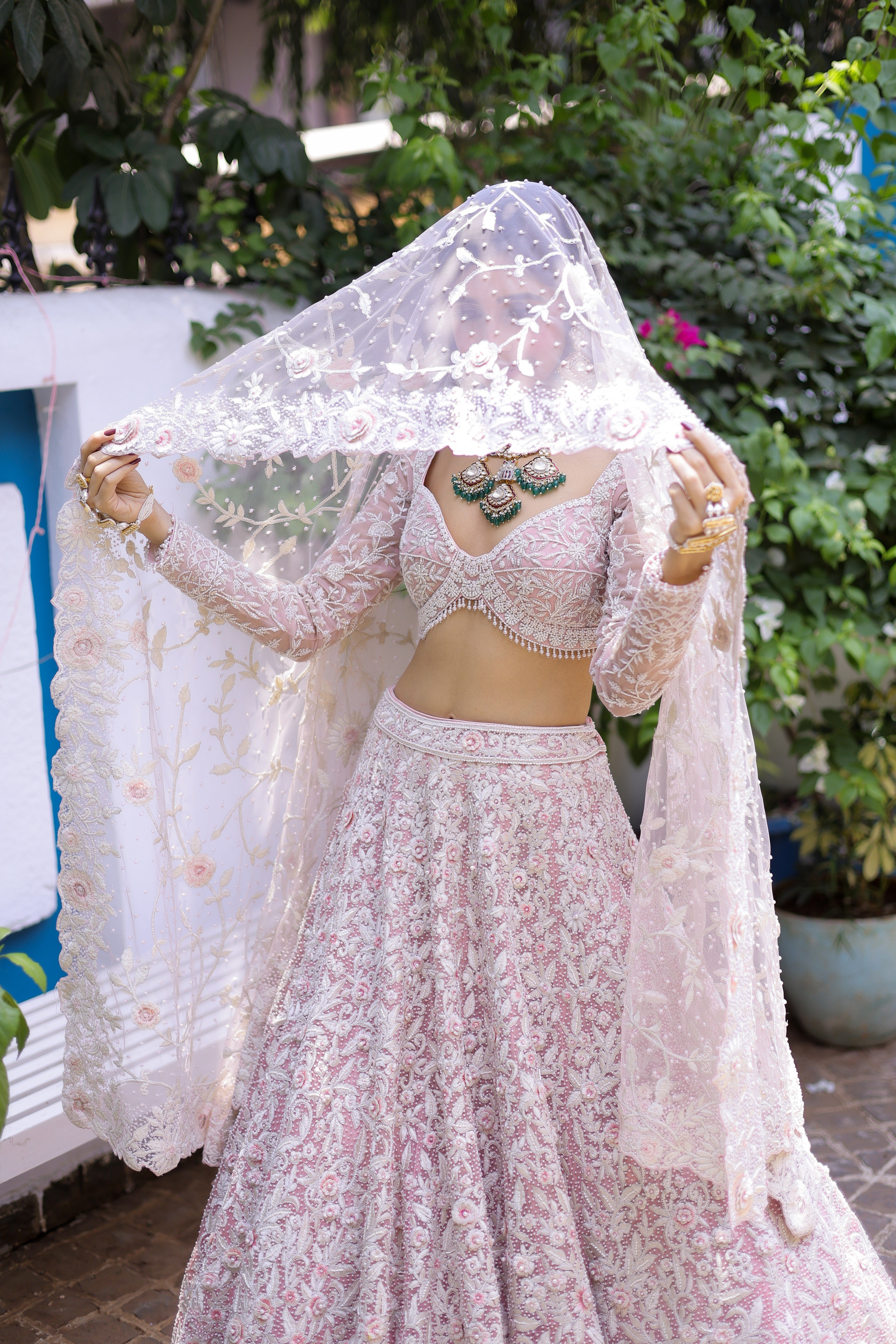 Sana Peach Bridal Lehenga