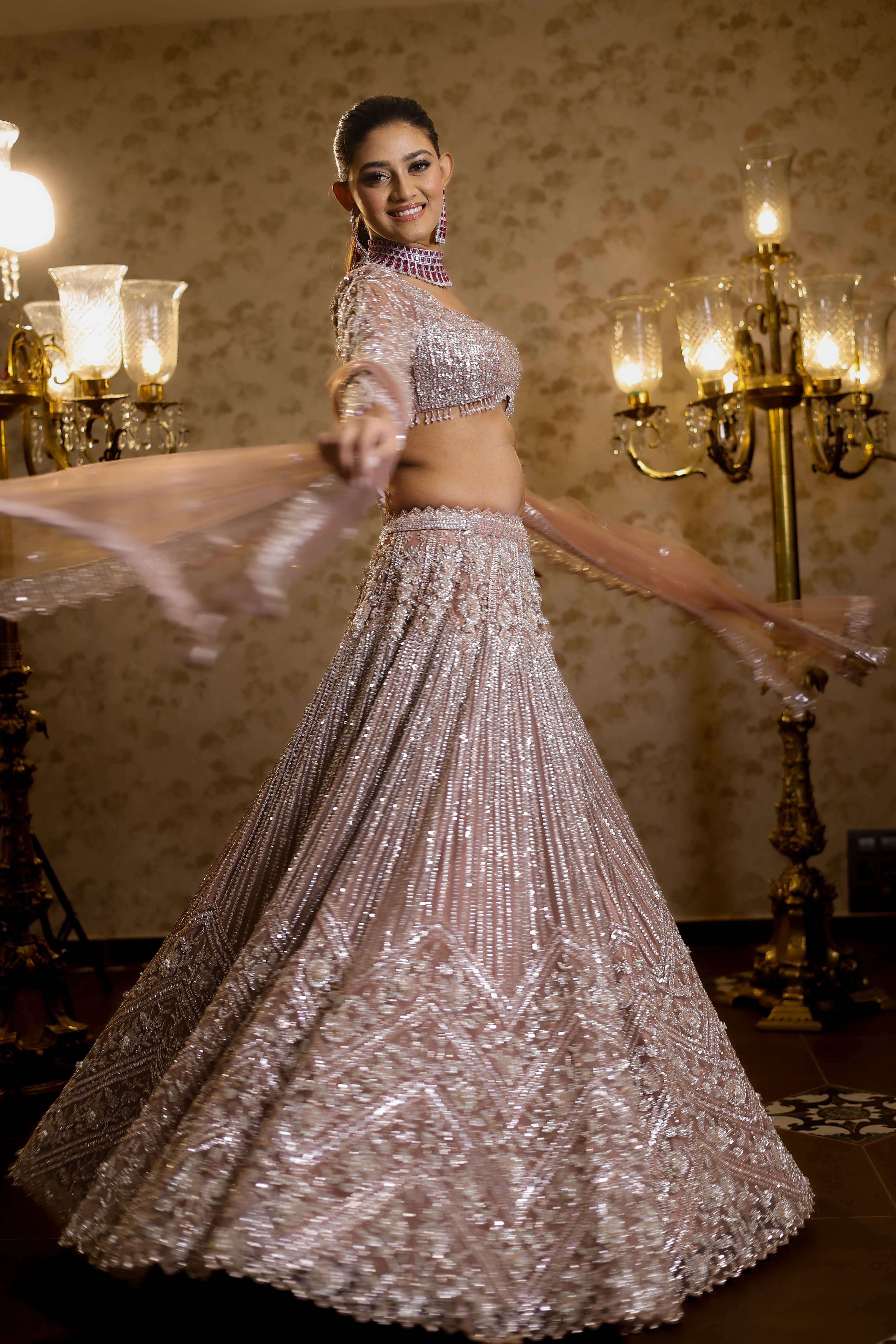 Afra lehenga