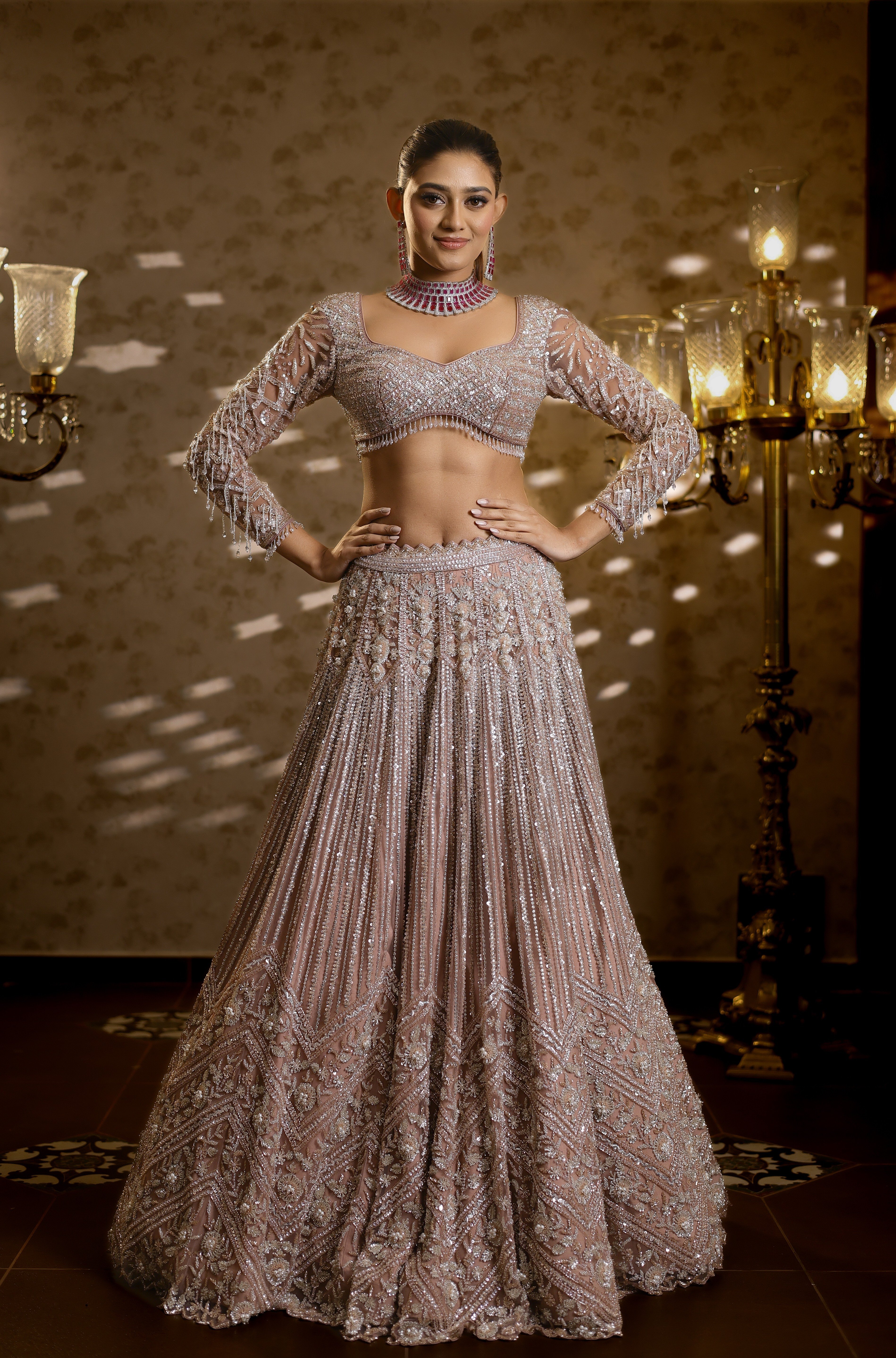 Afra lehenga