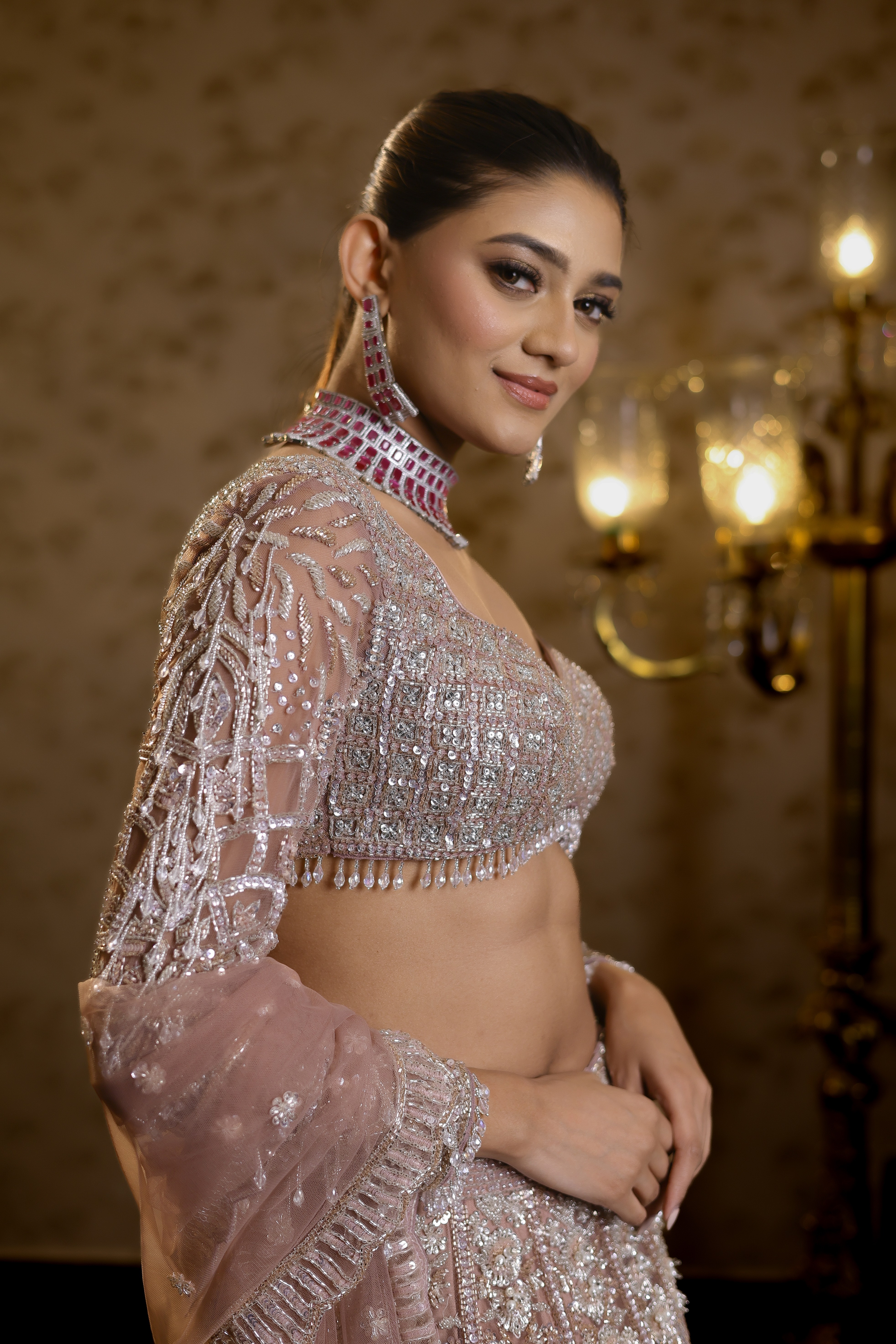 Afra lehenga