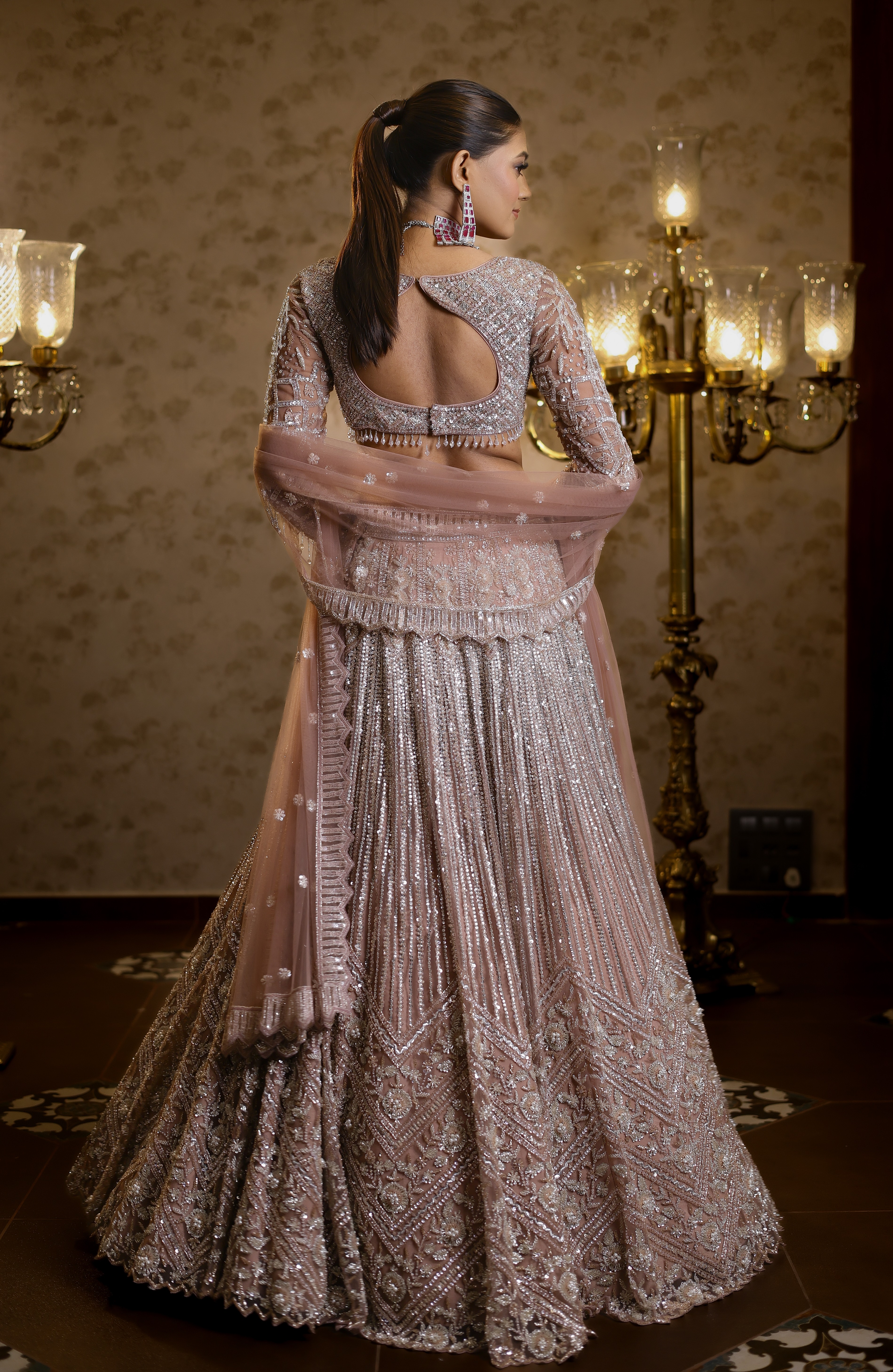 Afra lehenga