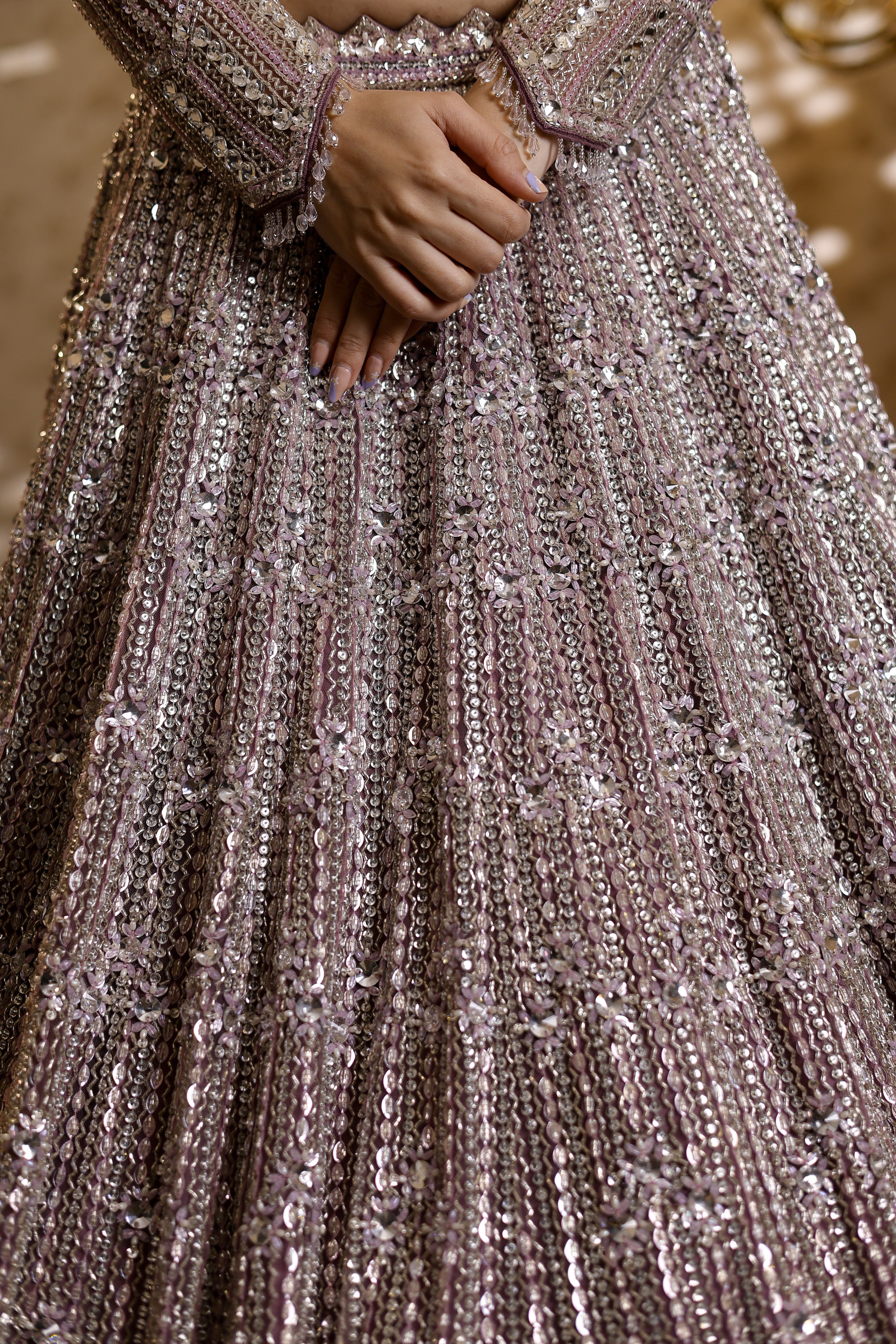 Amethyst Purple Lehenga