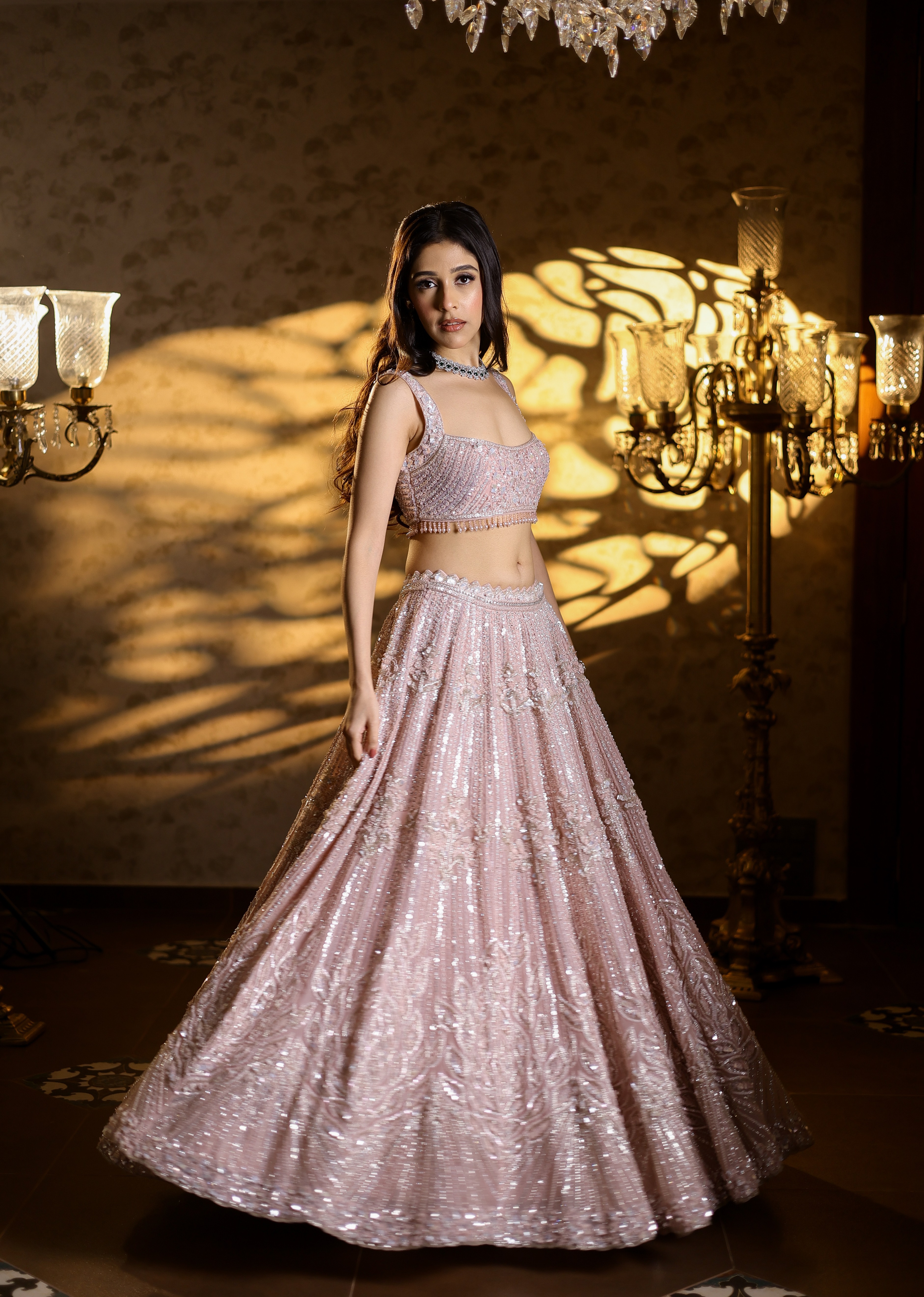 Powder Pink Lehenga