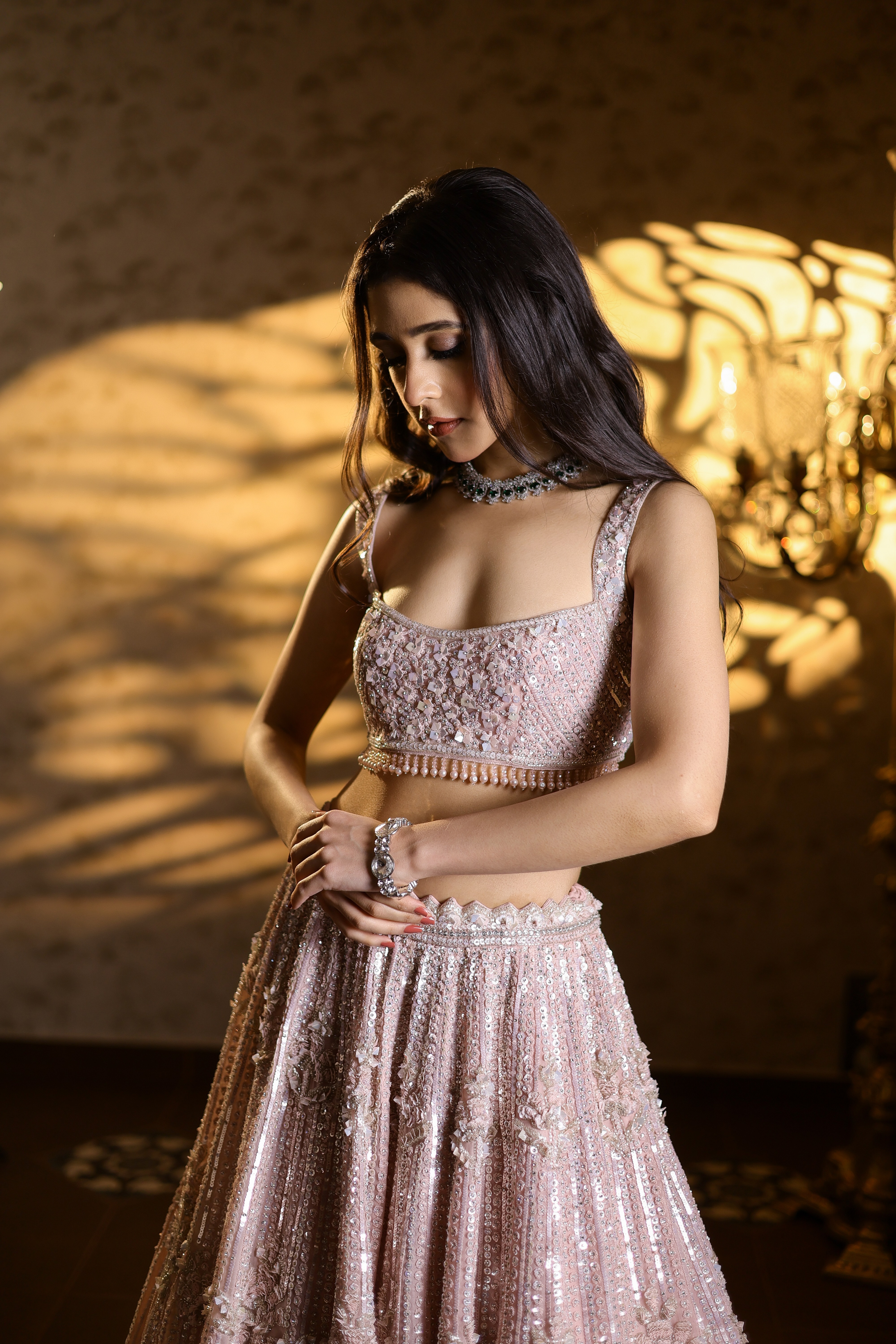 Powder Pink Lehenga
