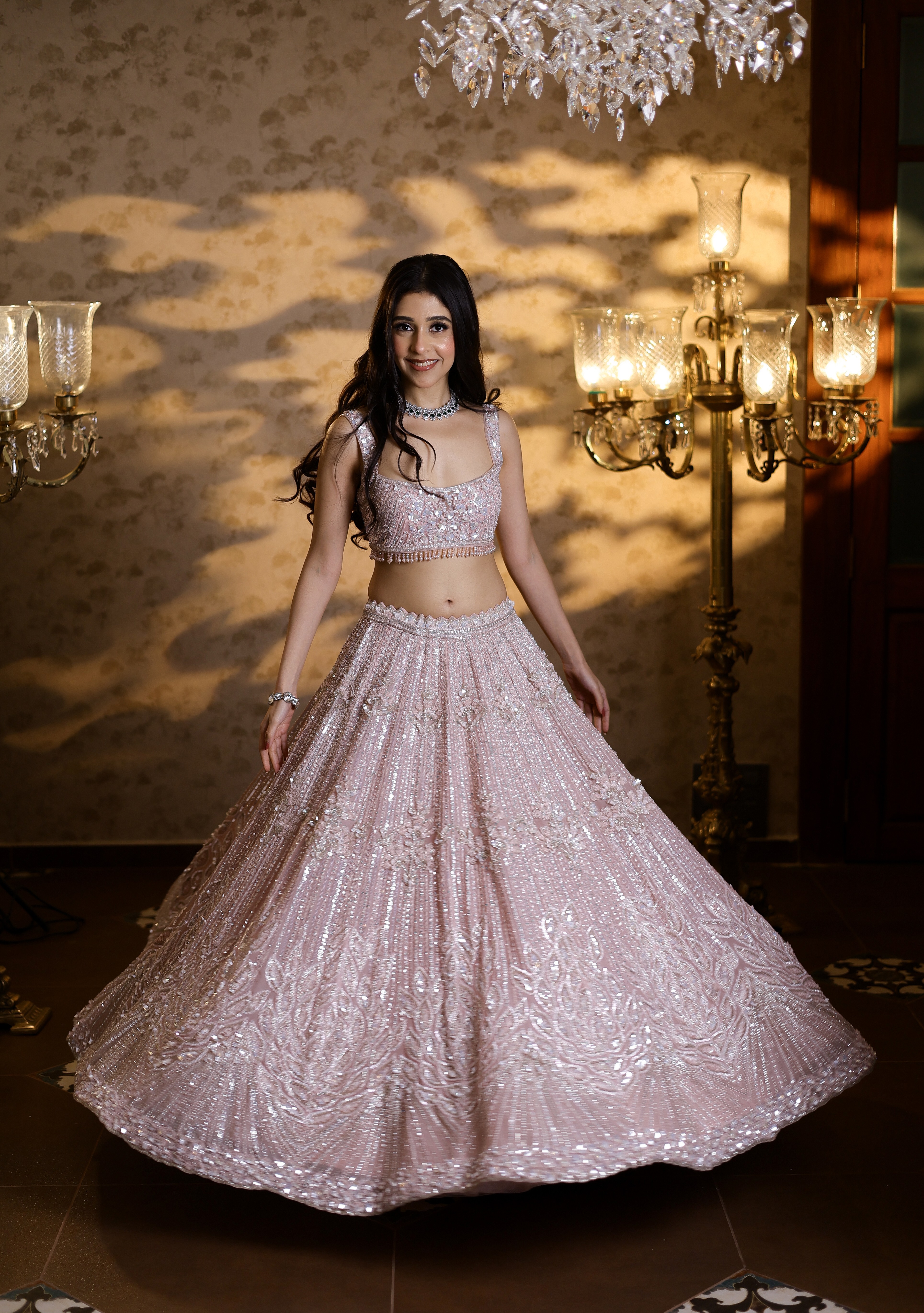 Powder Pink Lehenga