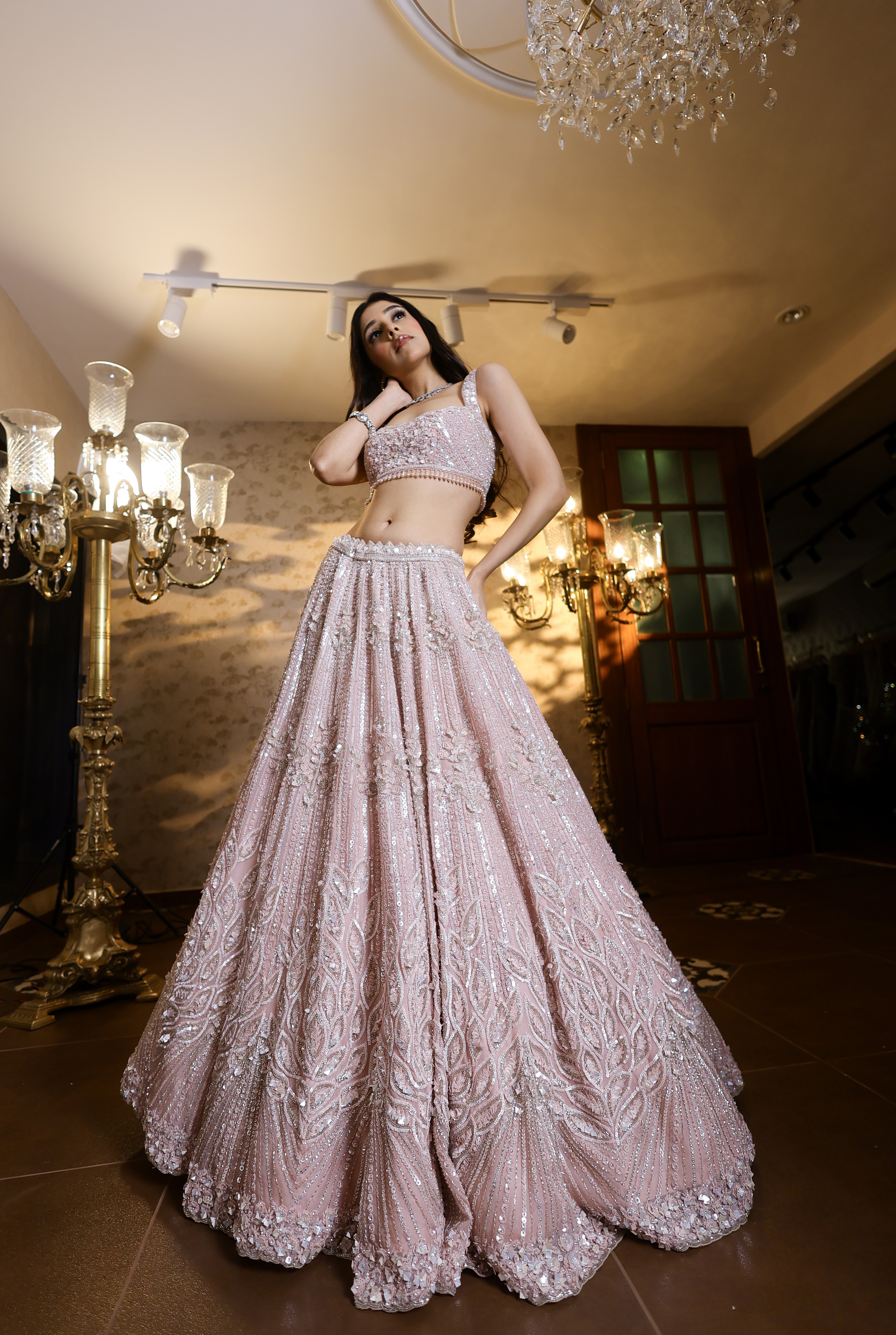 Powder Pink Lehenga