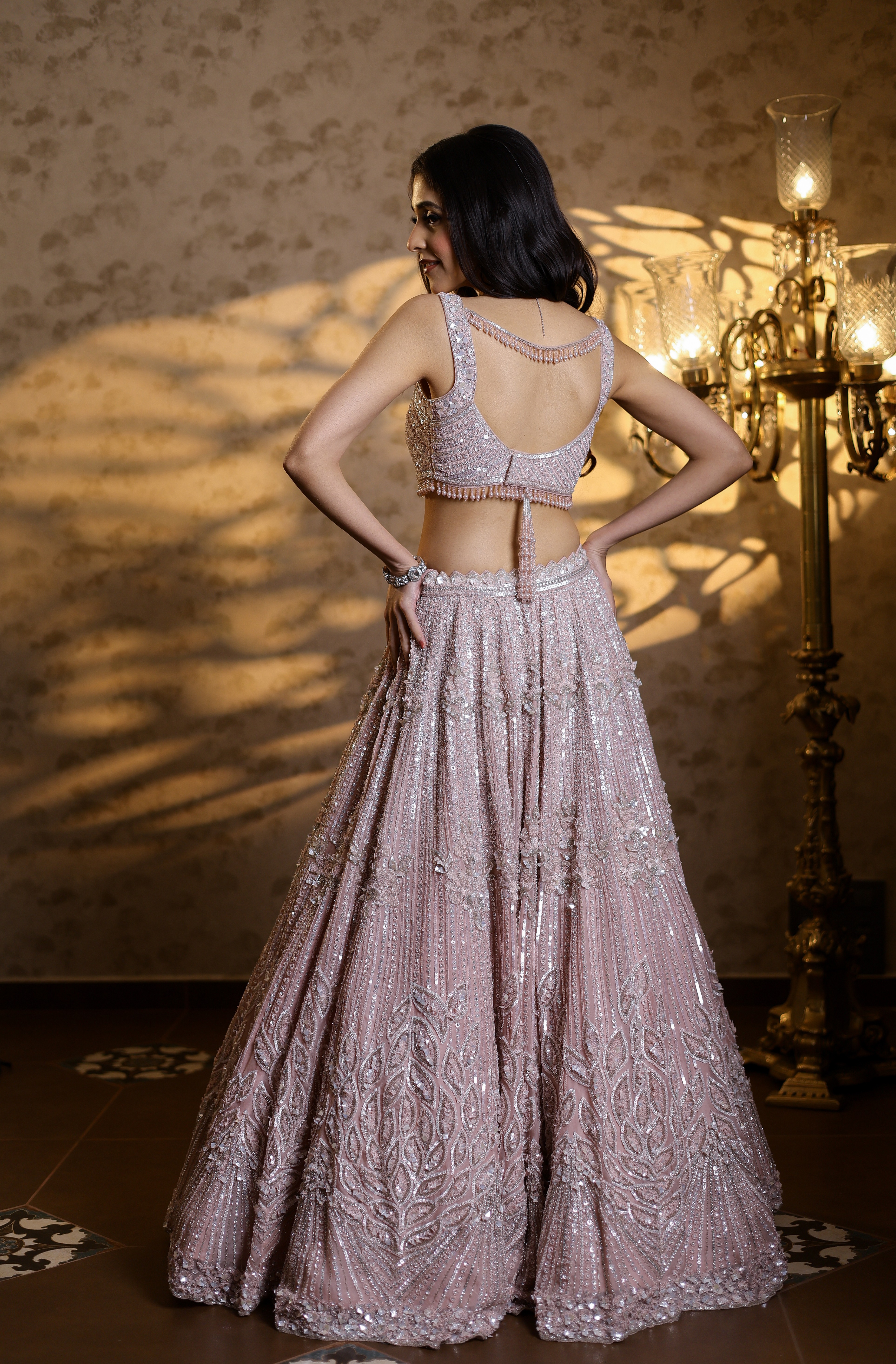 Powder Pink Lehenga